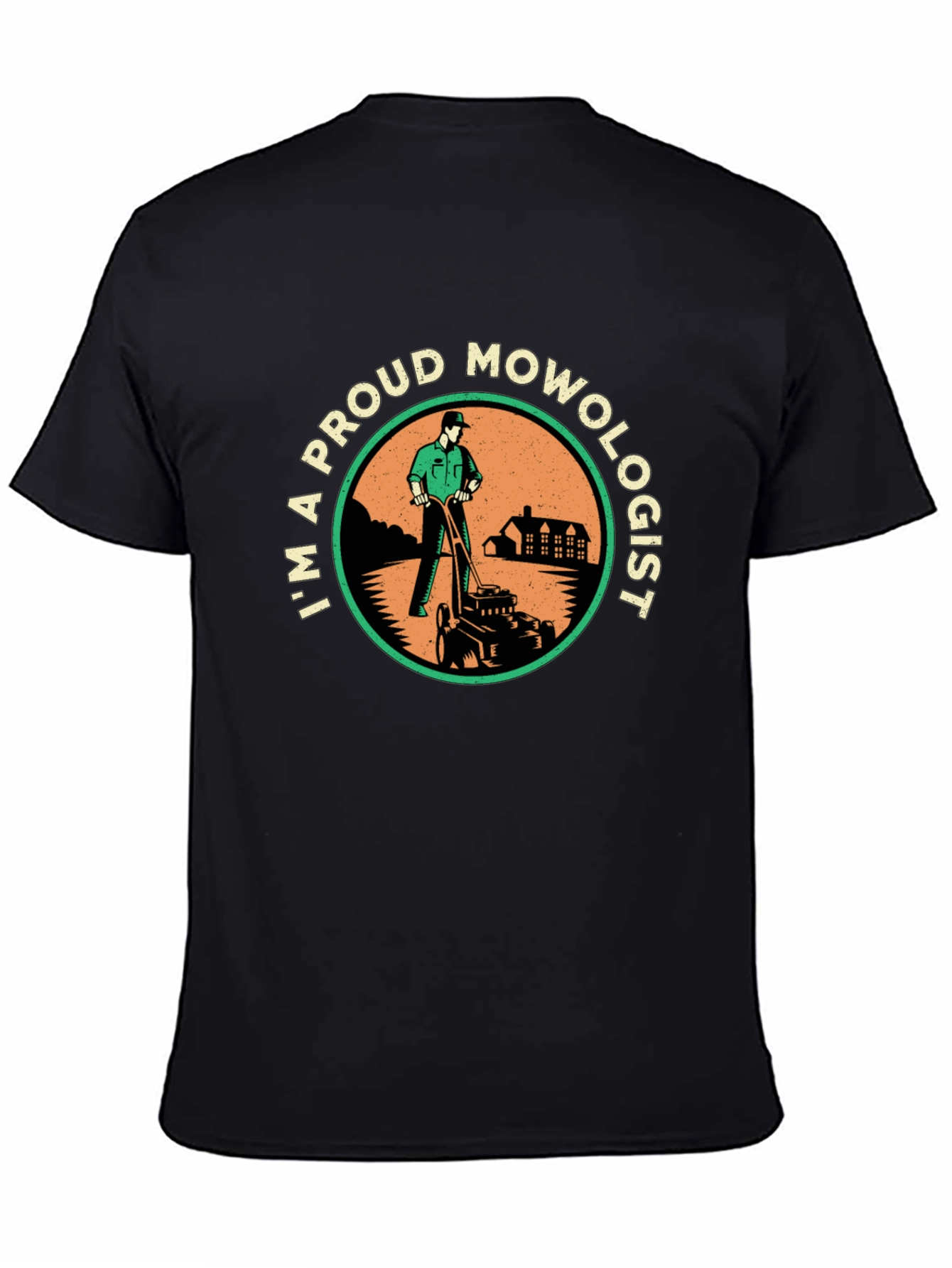 Black Proud Mowologist Graphic Tee view 4