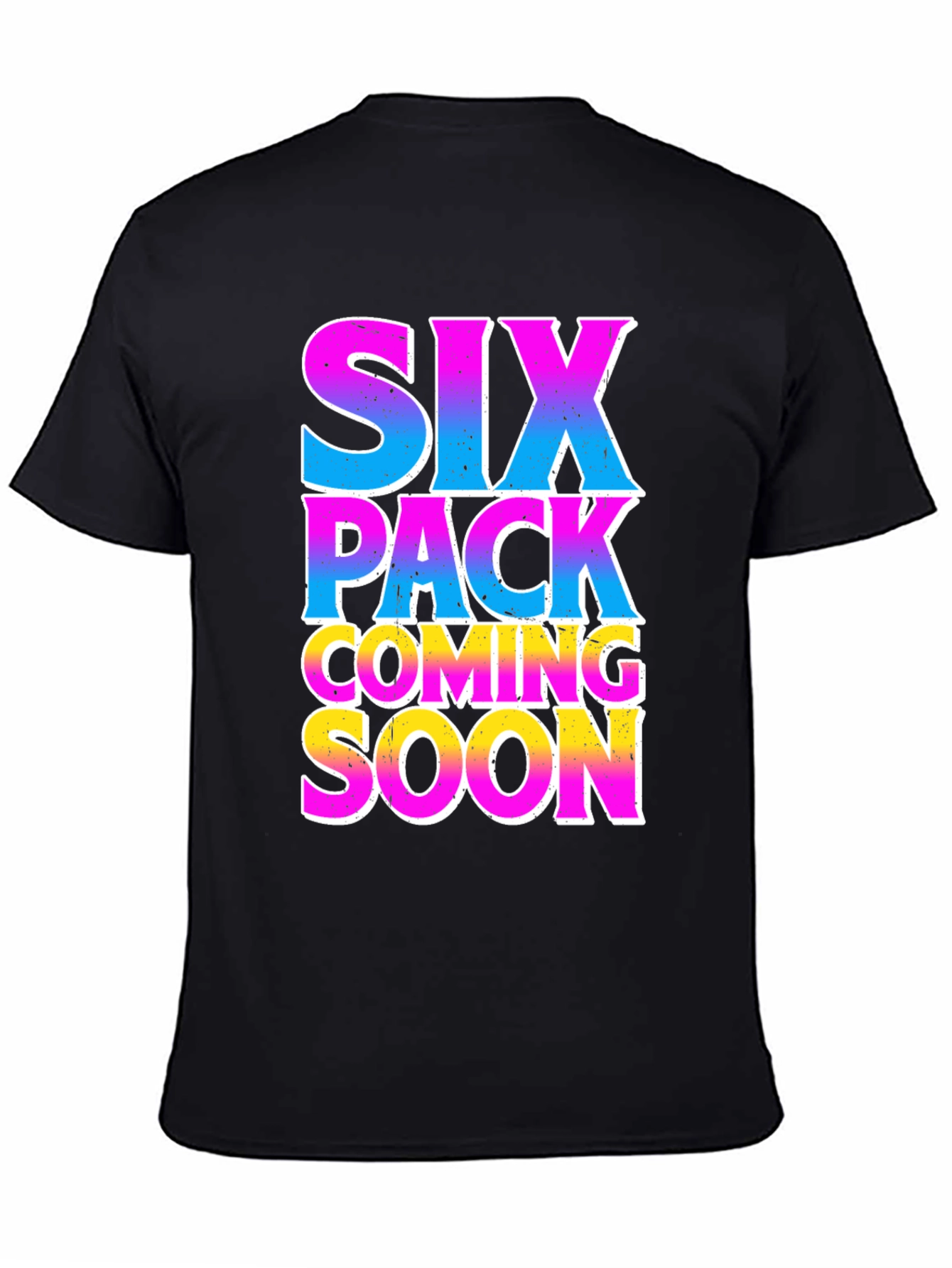 Black Six Pack Coming Soon Graphic T-Shirt view 4