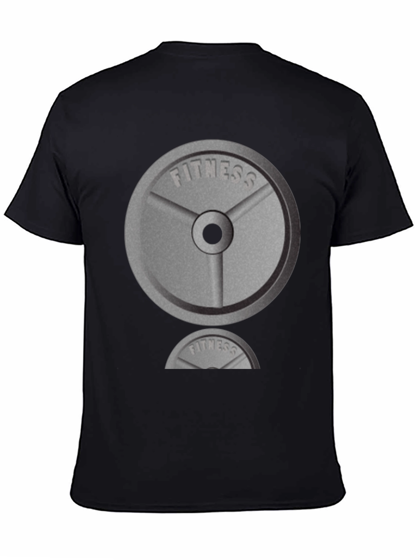 Fitness Weight Plate Graphic Tee - Gym Workout Shirt - 4
