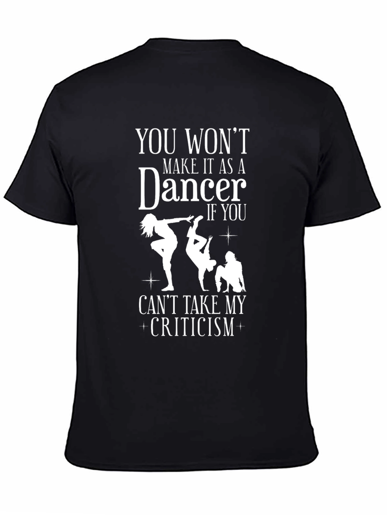Black Dancer Criticism Graphic T-Shirt view 4