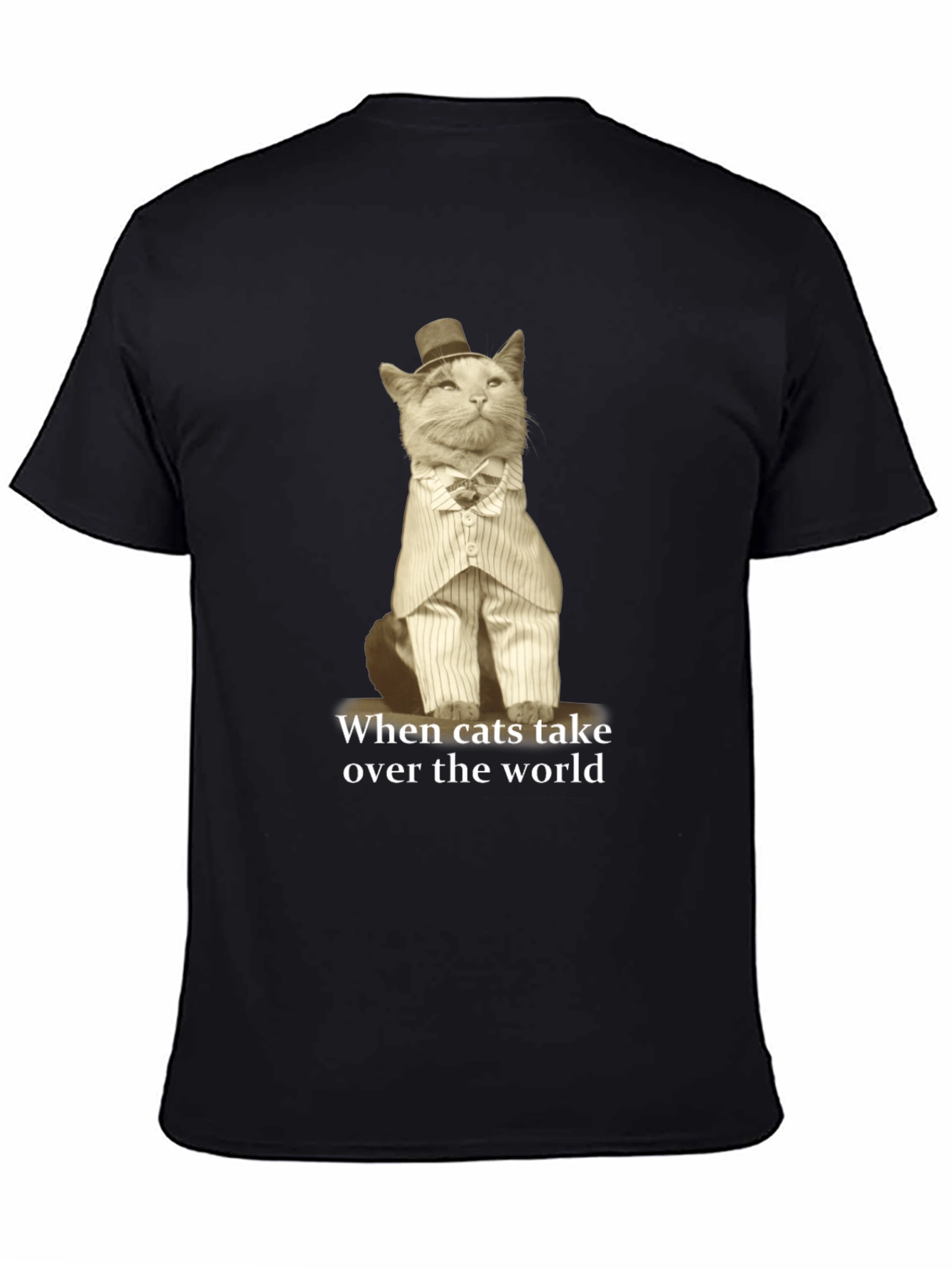 Black Cat Takeover T-Shirt view 4