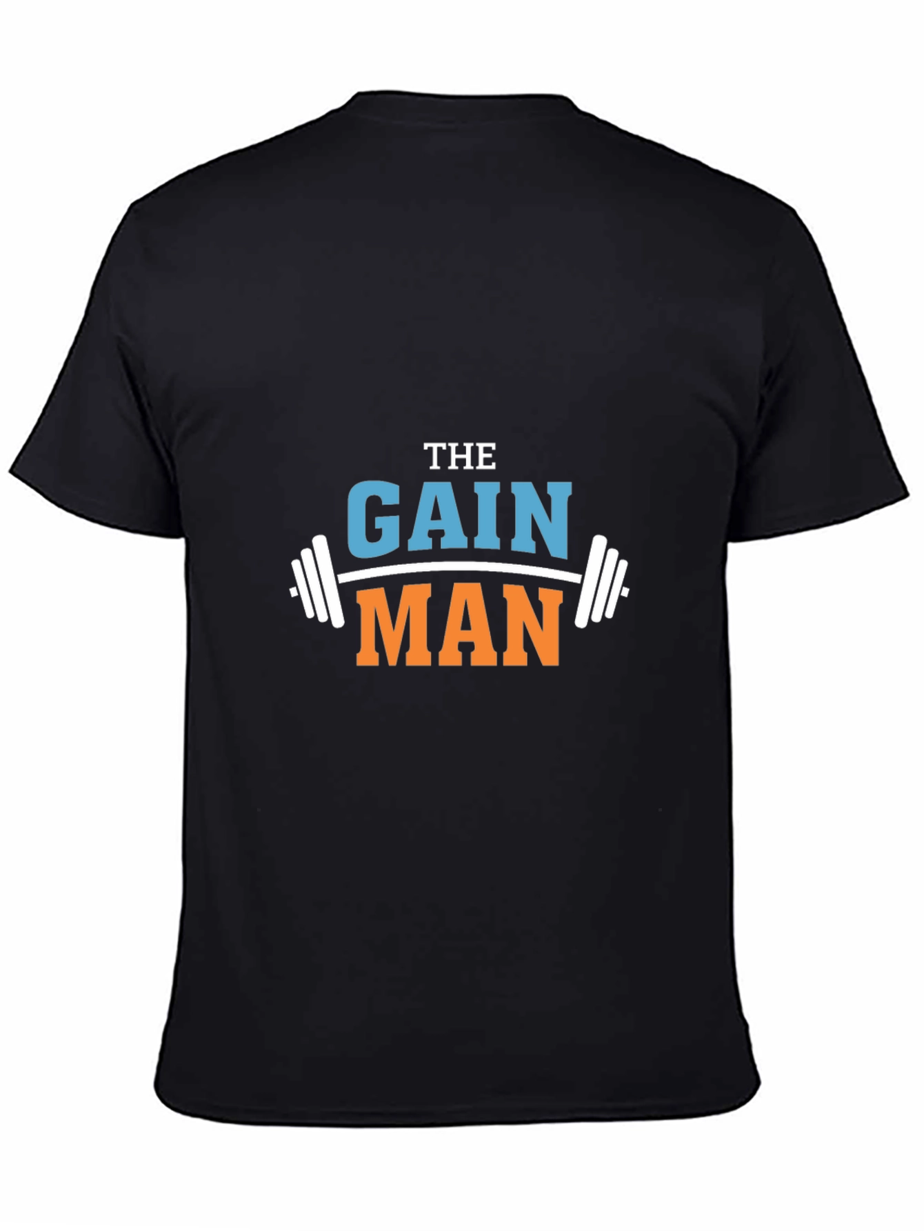 Black The Gain Man Black T-Shirt - Gym & Fitness Apparel view 4
