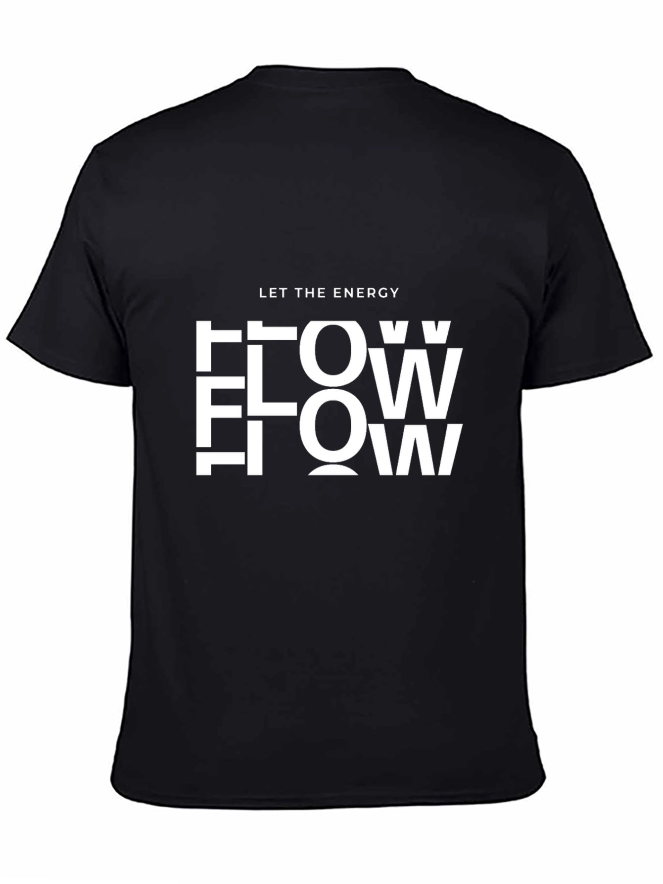 Black Energy Flow Graphic Tee - Comfort Fit view 4