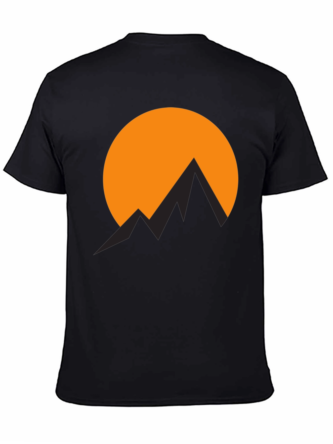 Black Mountain Sunset Graphic T-Shirt - Adventure Awaits view 4