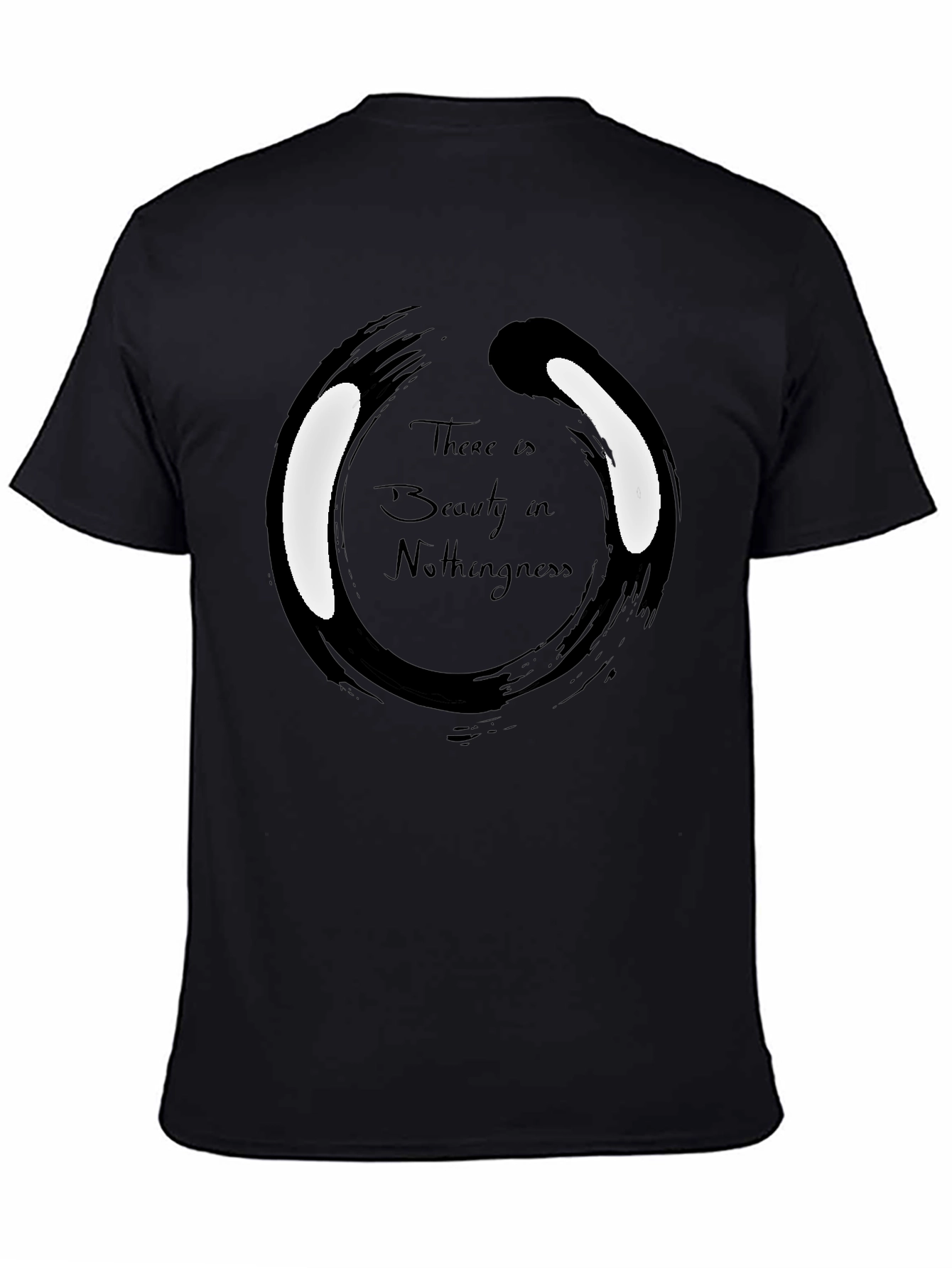 Black Beauty in Nothingness Black T-Shirt view 4