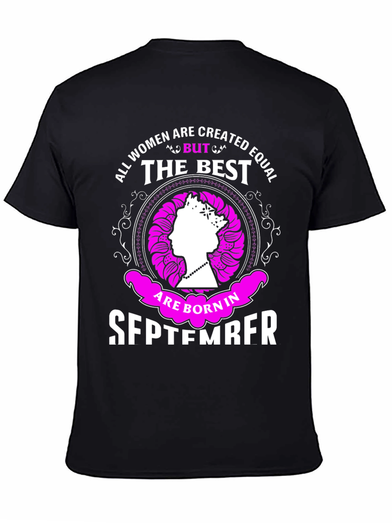 Black Best Women Are Born In September T-Shirt view 4