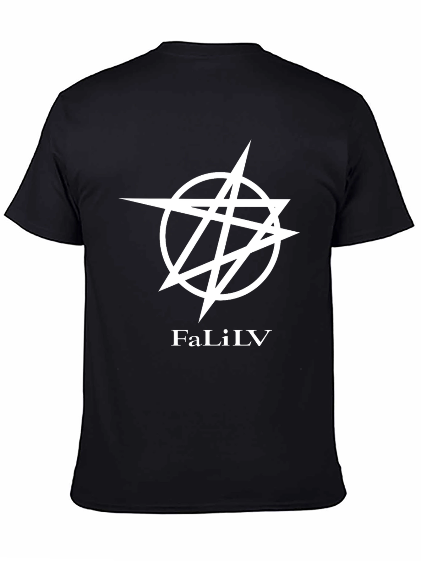 Black FaLiLV Graphic Print Black T-Shirt view 4