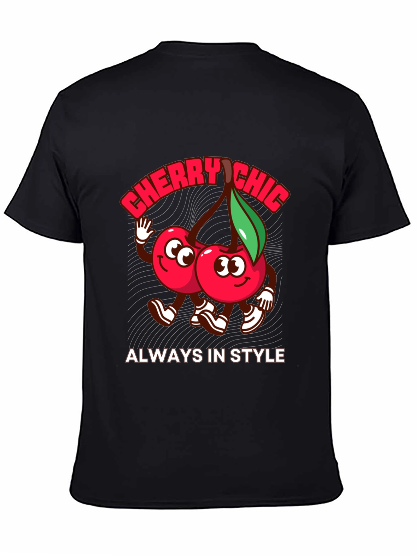 Black Cherry Chic Graphic Tee view 4