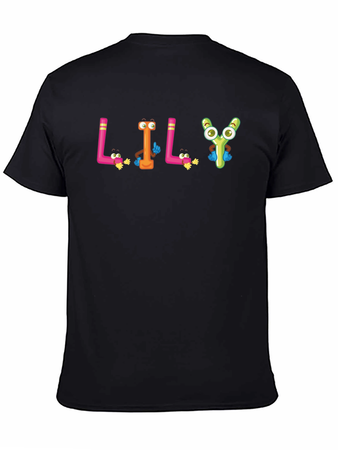 Black Cartoon LILY Black T-Shirt view 4