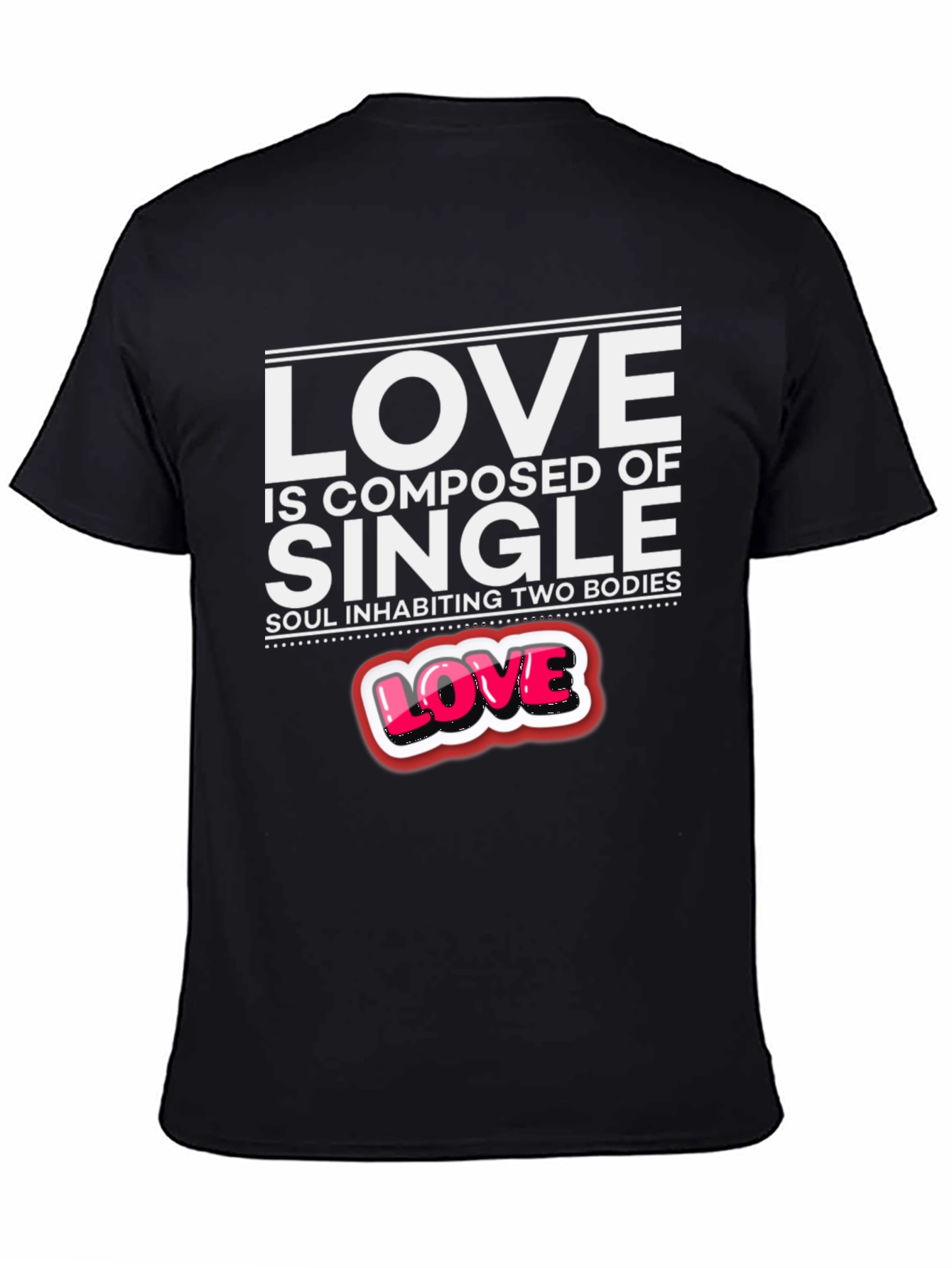 Black Love is Composed Of Single Soul T-Shirt view 4