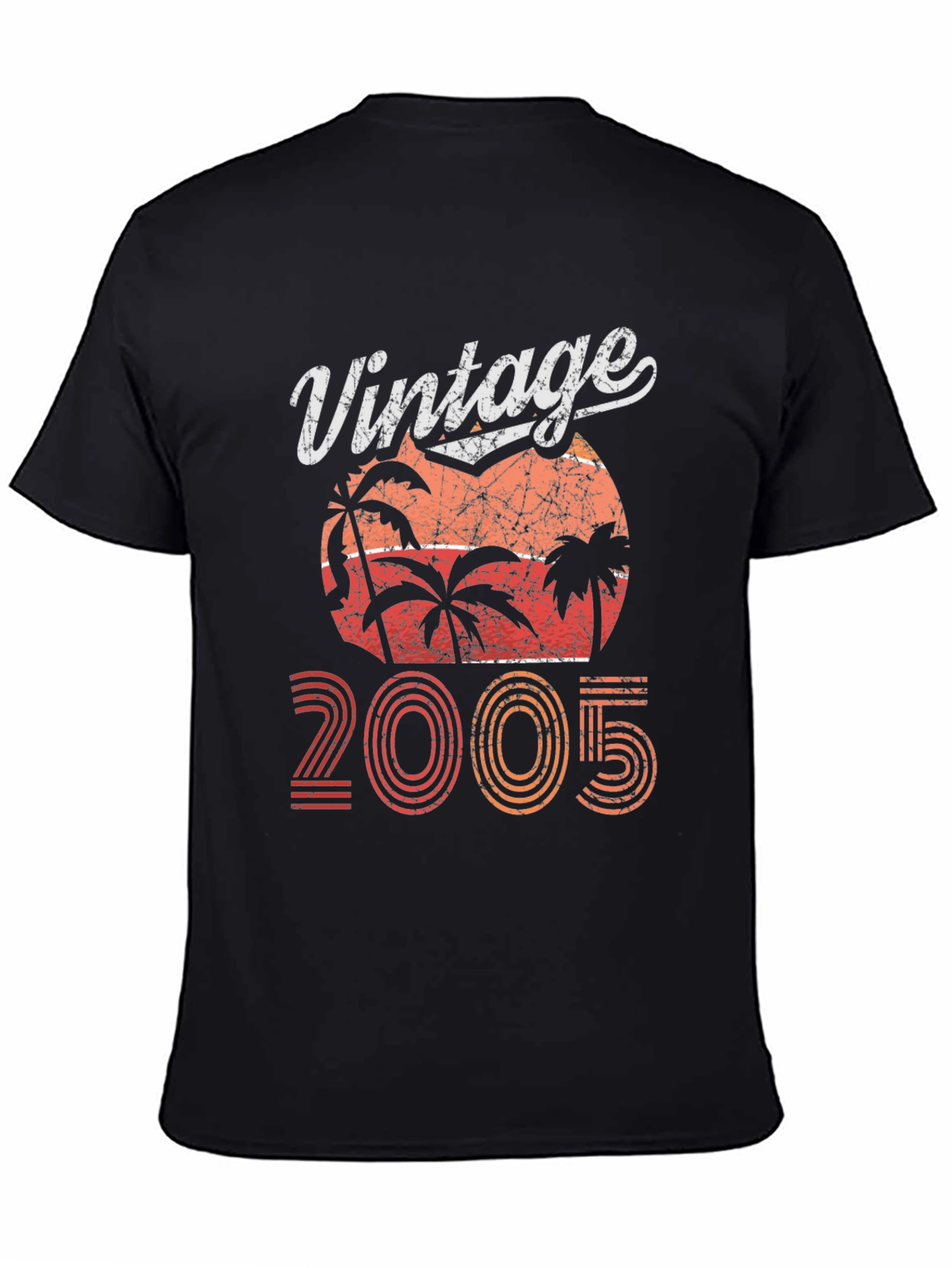 Black Vintage 2005 Palm Tree T-Shirt view 4