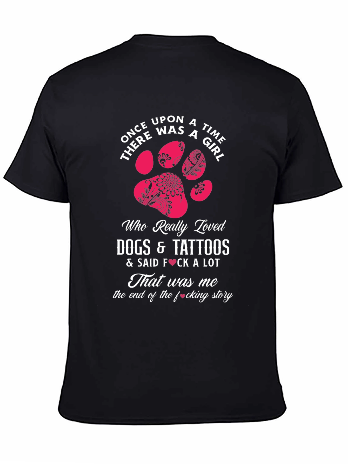 Black Dog & Tattoo Lover T-Shirt - Once Upon A Time view 4