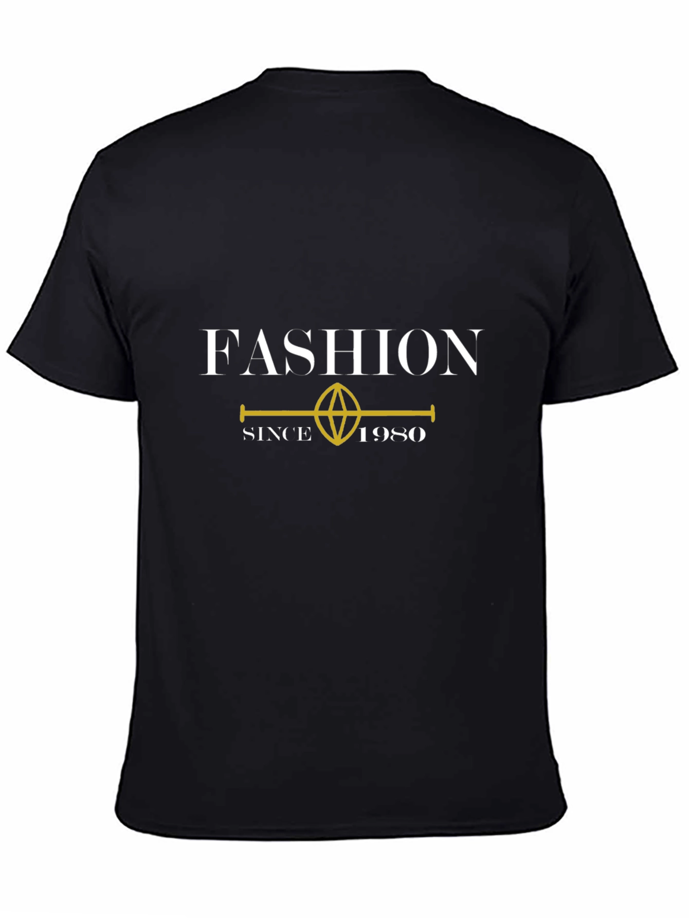 Black Fashion Since 1980 T-Shirt view 4
