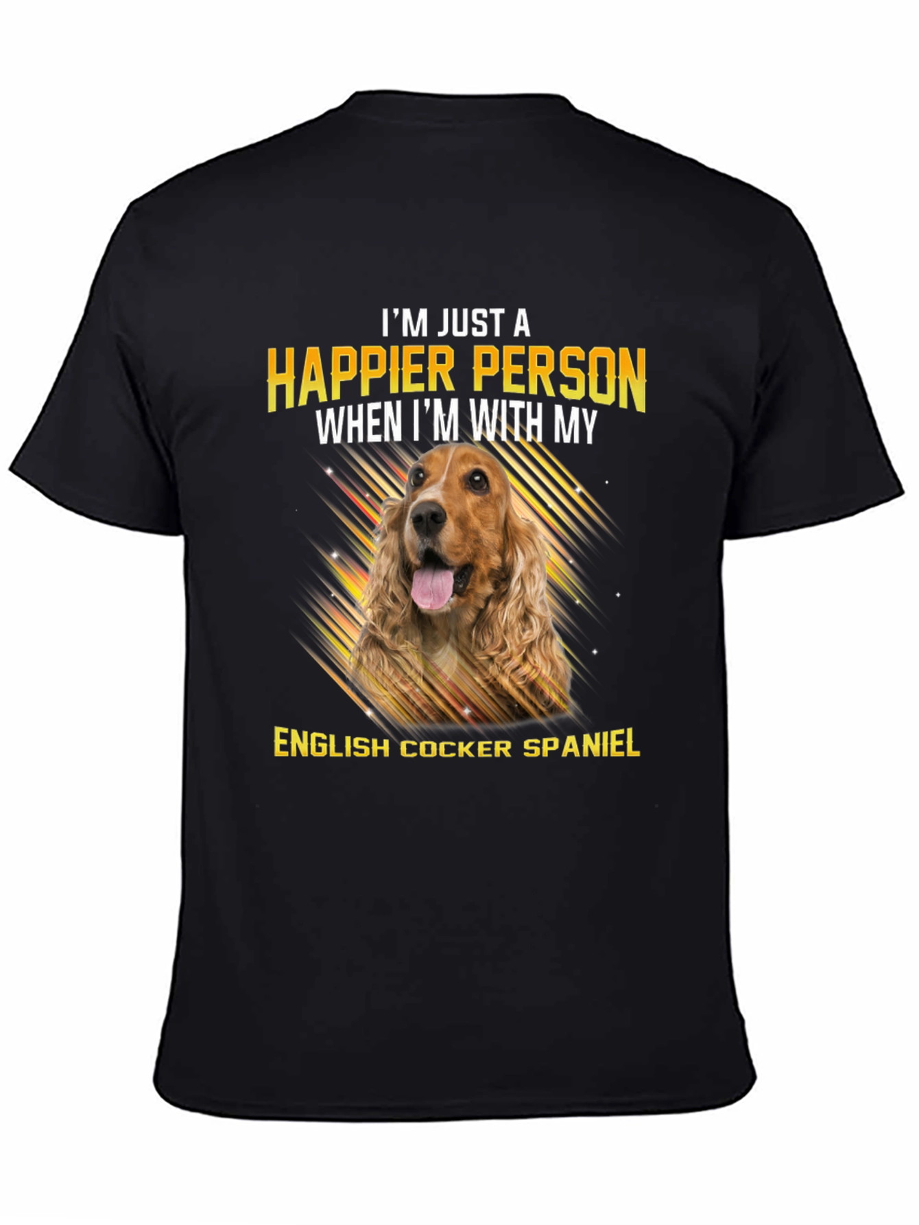 Happier Person English Cocker Spaniel T-Shirt - 4