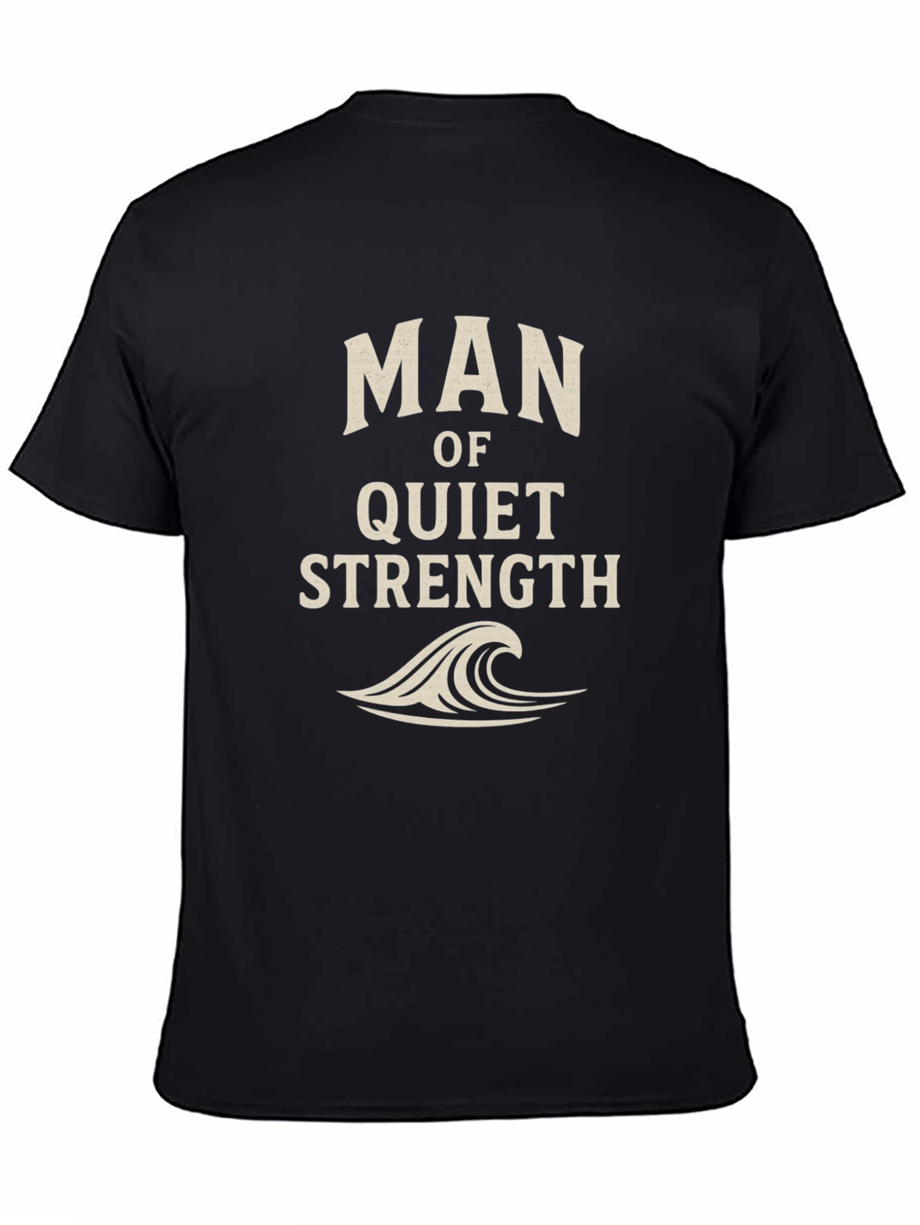 Black Man of Quiet Strength Graphic Tee view 4