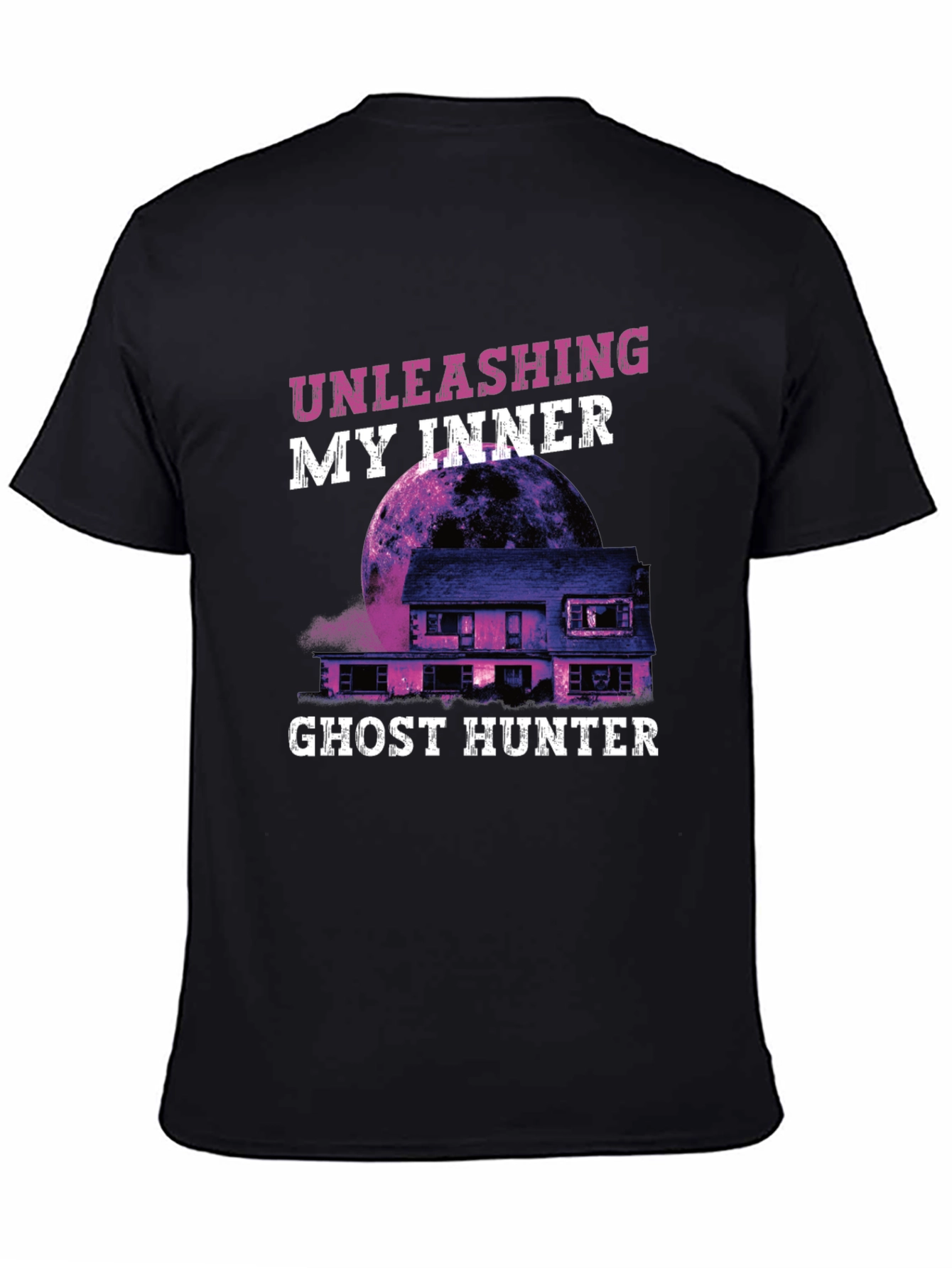 Black Ghost Hunter Graphic Tee view 4