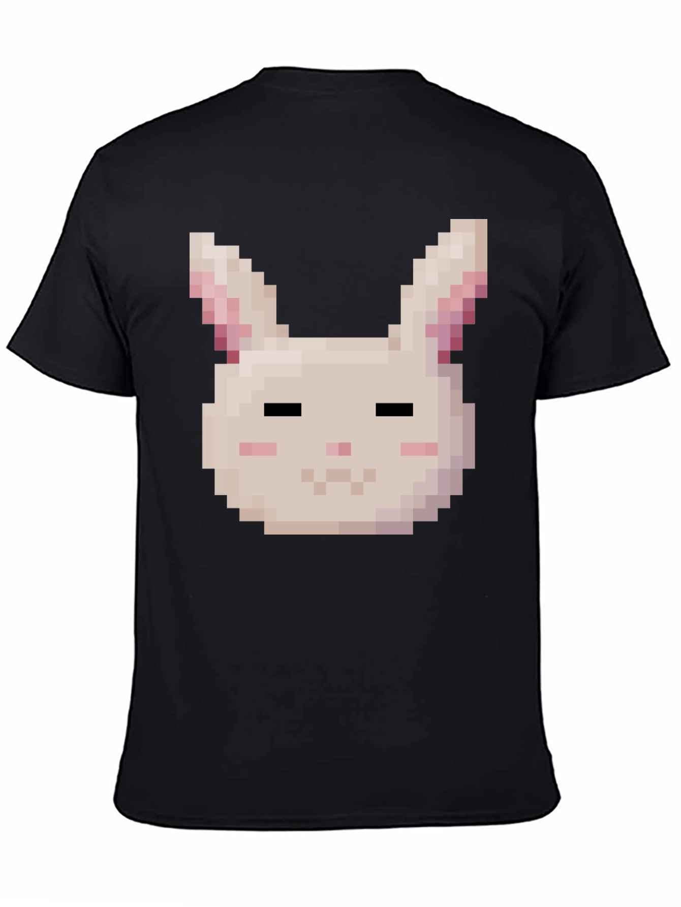 Pixel Bunny Graphic T-Shirt - Soft Cotton Tee - 4
