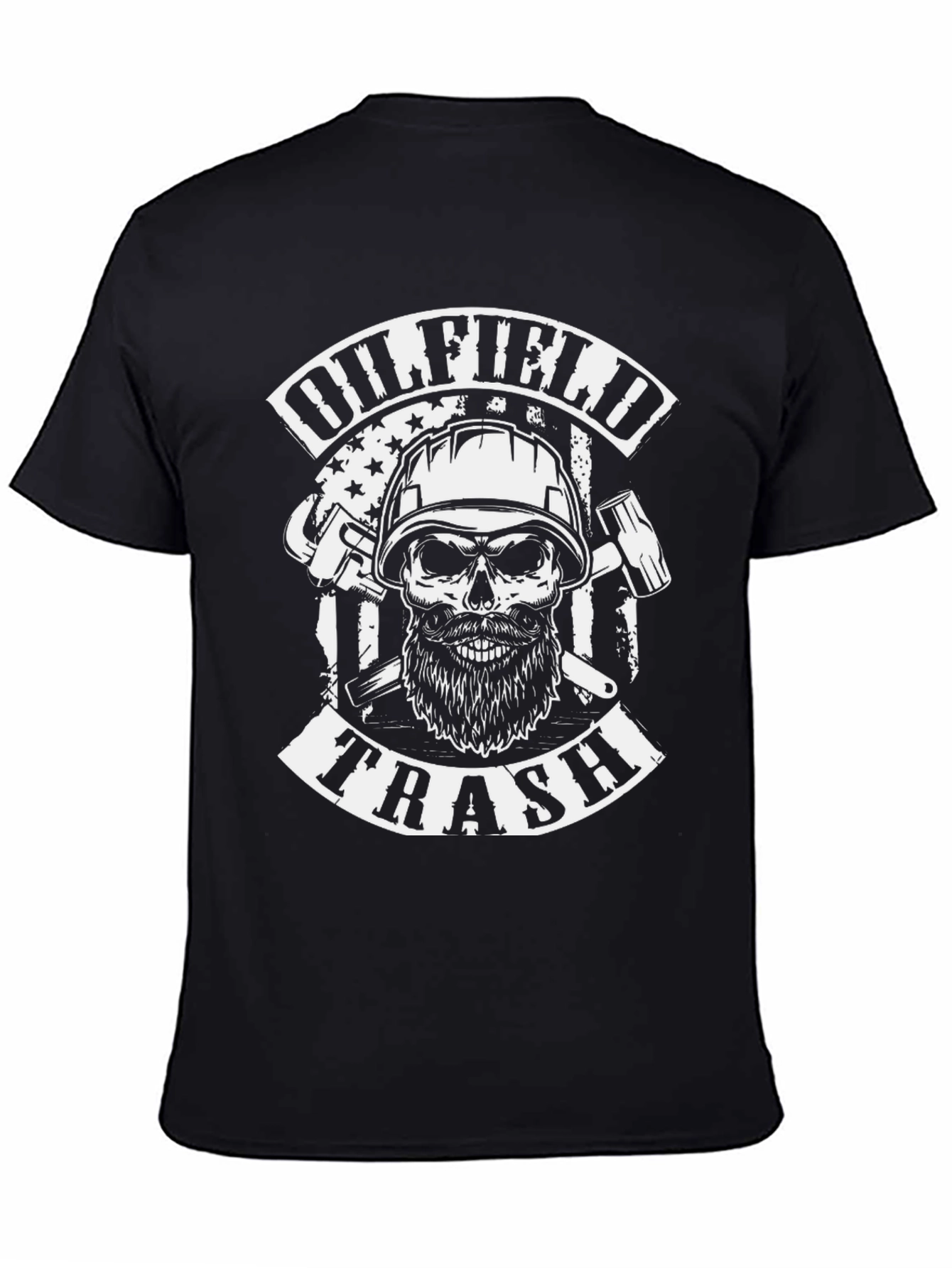 Black Oilfield Trash Graphic Tee view 4
