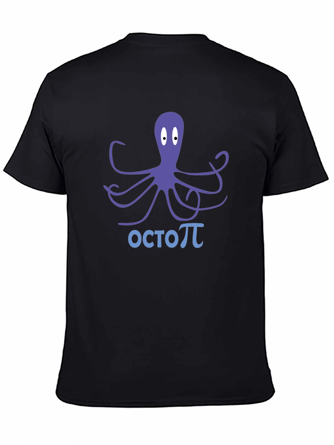 Black Octopi Tee - Funny Math Pun T-Shirt view 4