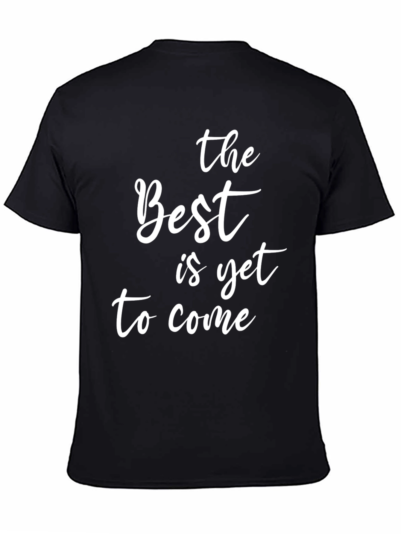 Black The Best is Yet to Come Graphic Tee view 4