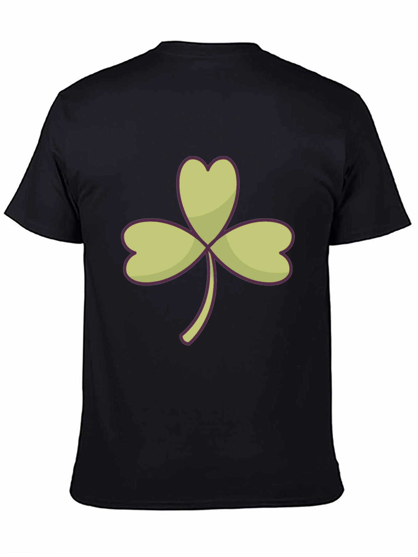 Black Shamrock Graphic Tee - Lucky St. Patrick's Day Shirt view 4