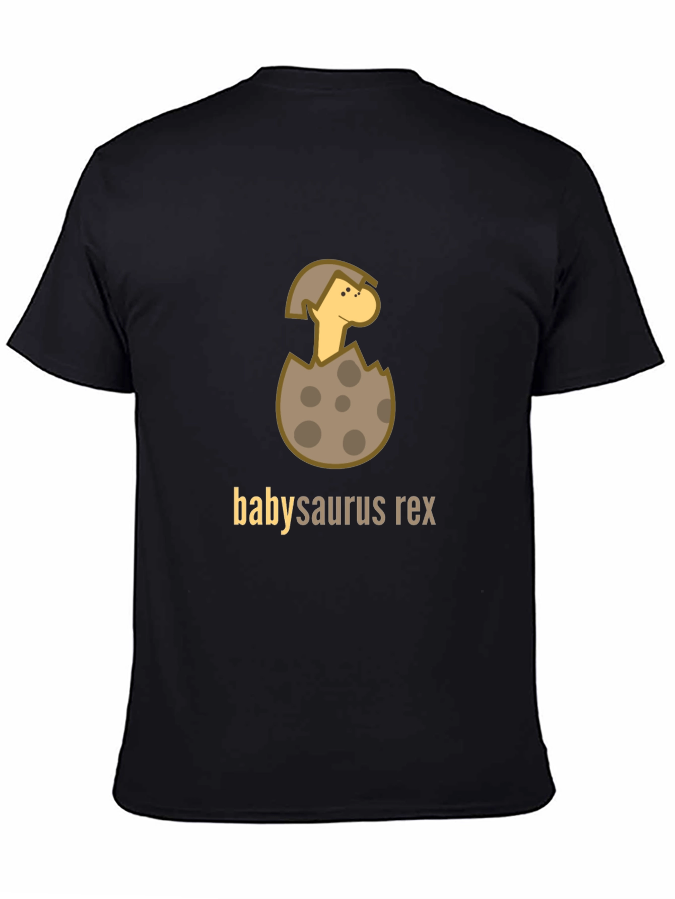 Black Baby Dinosaur Rex T-Shirt view 4