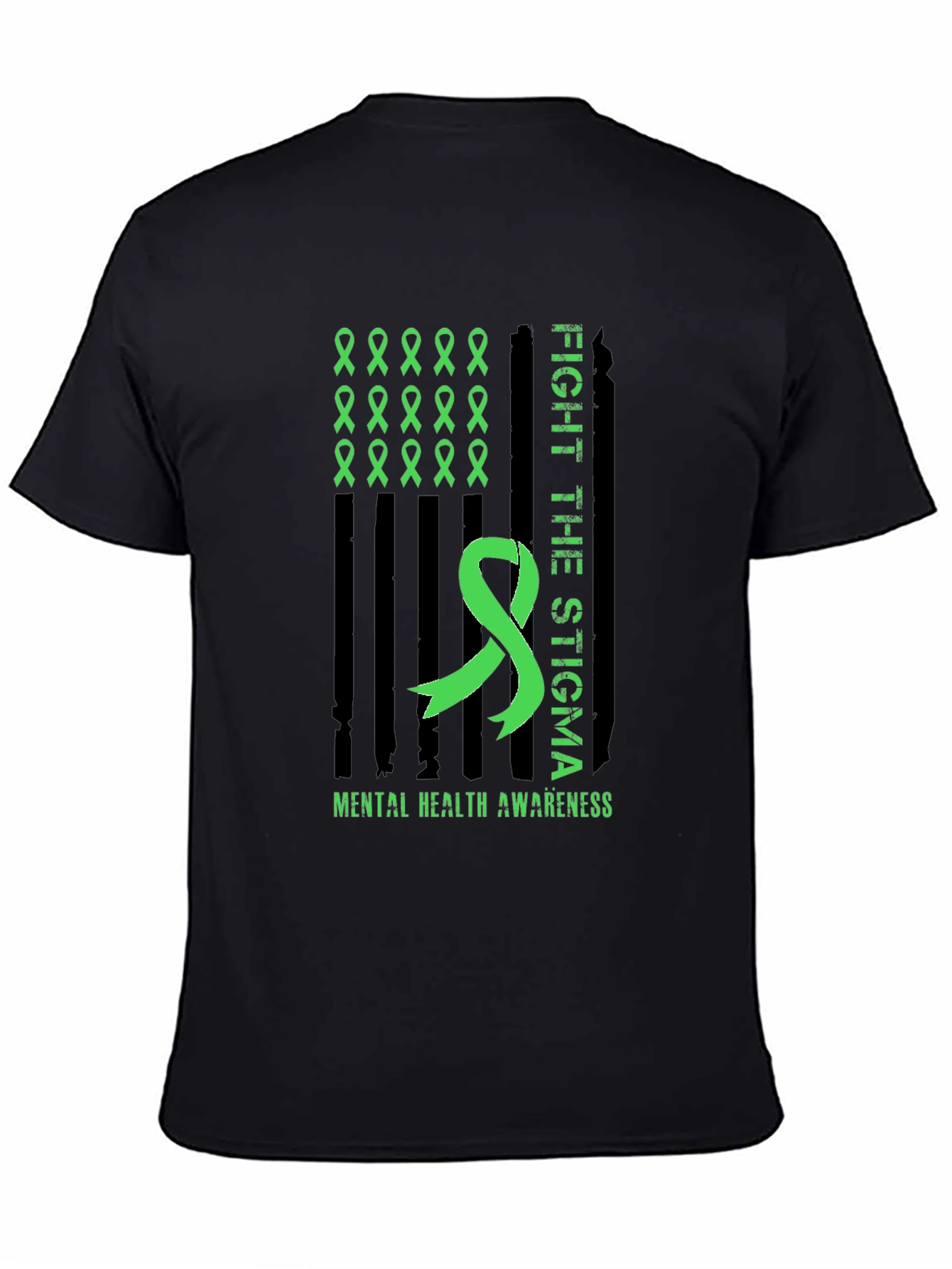 Mental Health Awareness Ribbon T-Shirt - 4