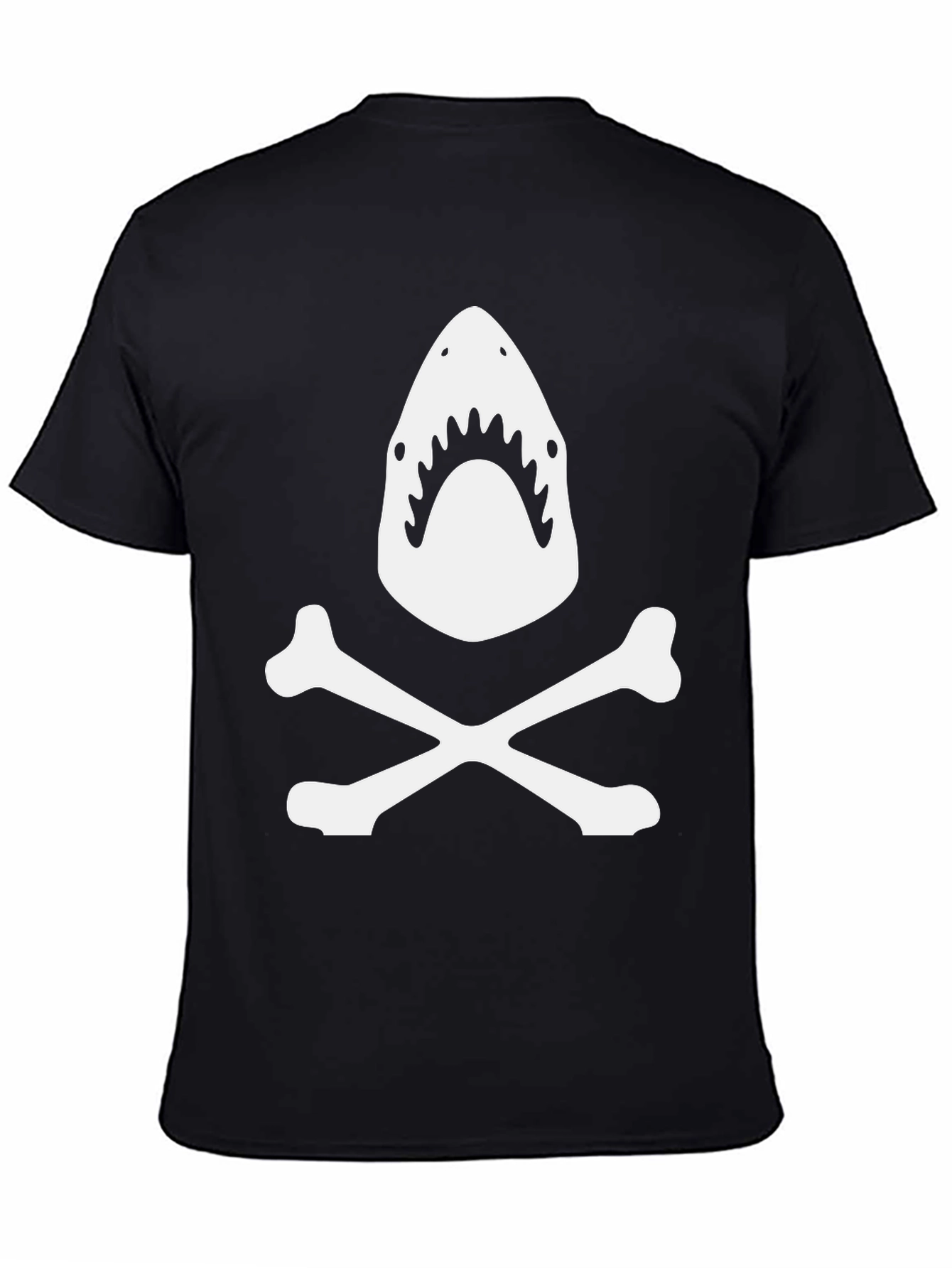 Black Shark Skull T-Shirt view 4