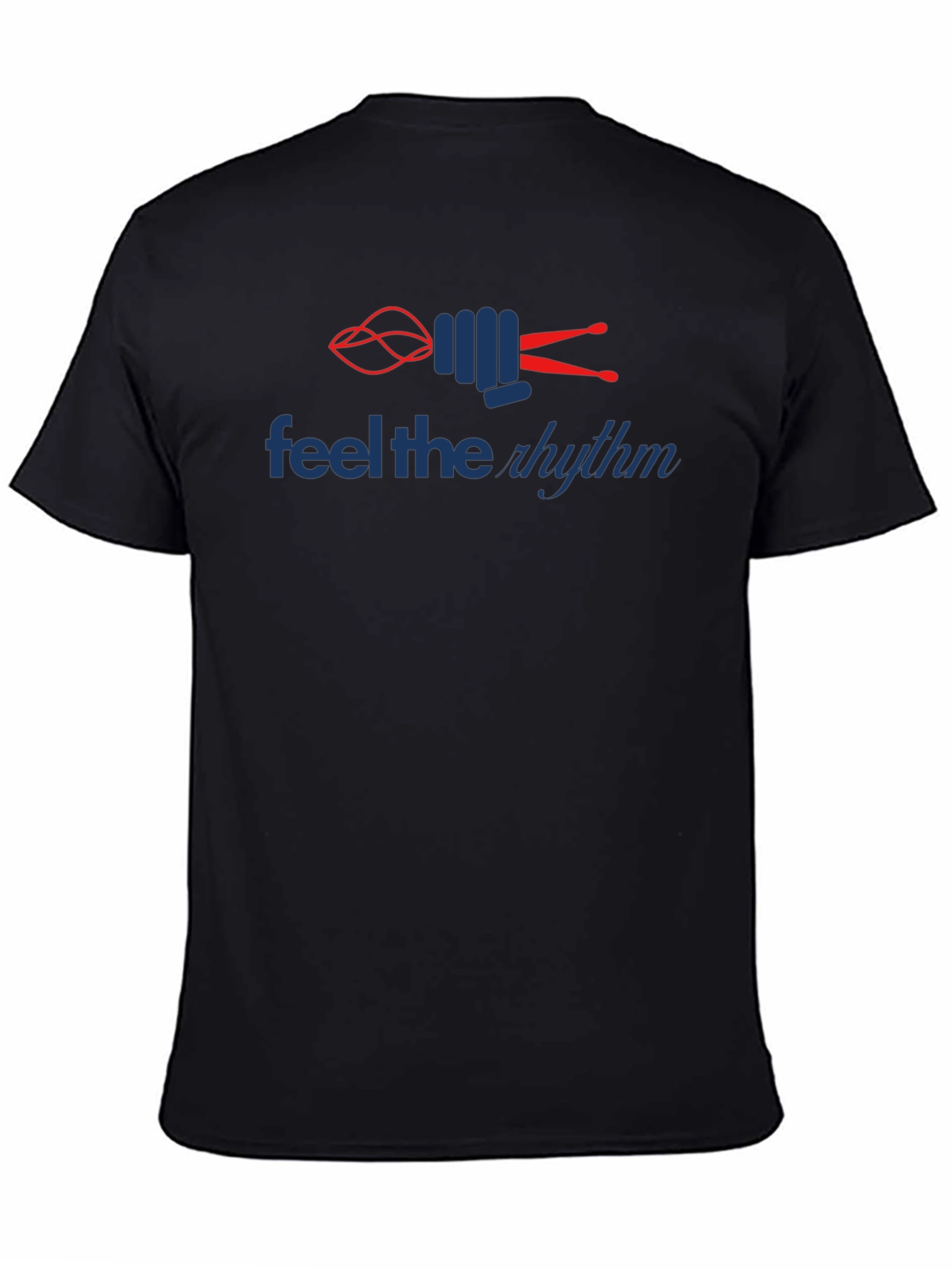 Feel the Rhythm Black T-Shirt - 4