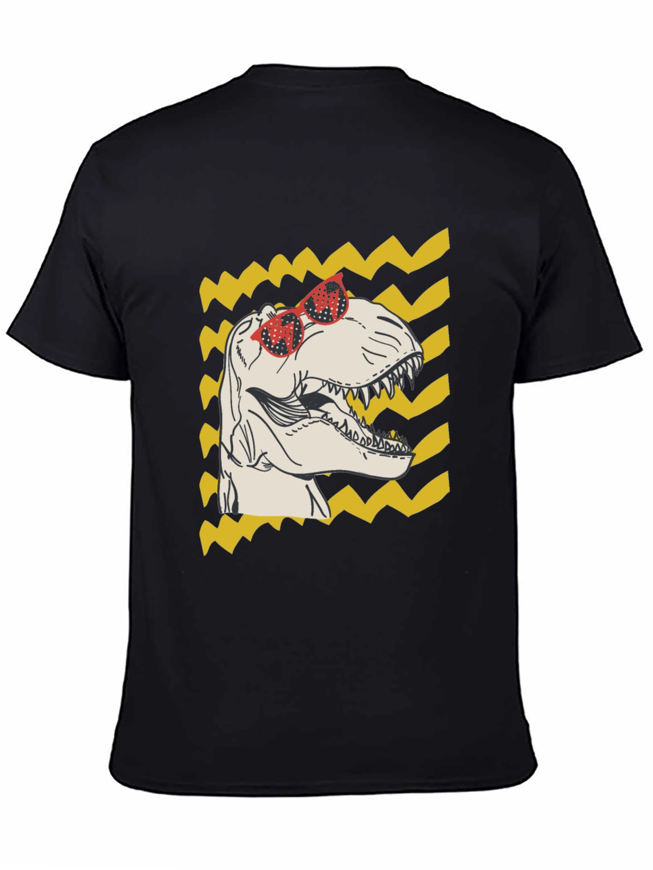 Black Cool Dino T-Shirt view 4