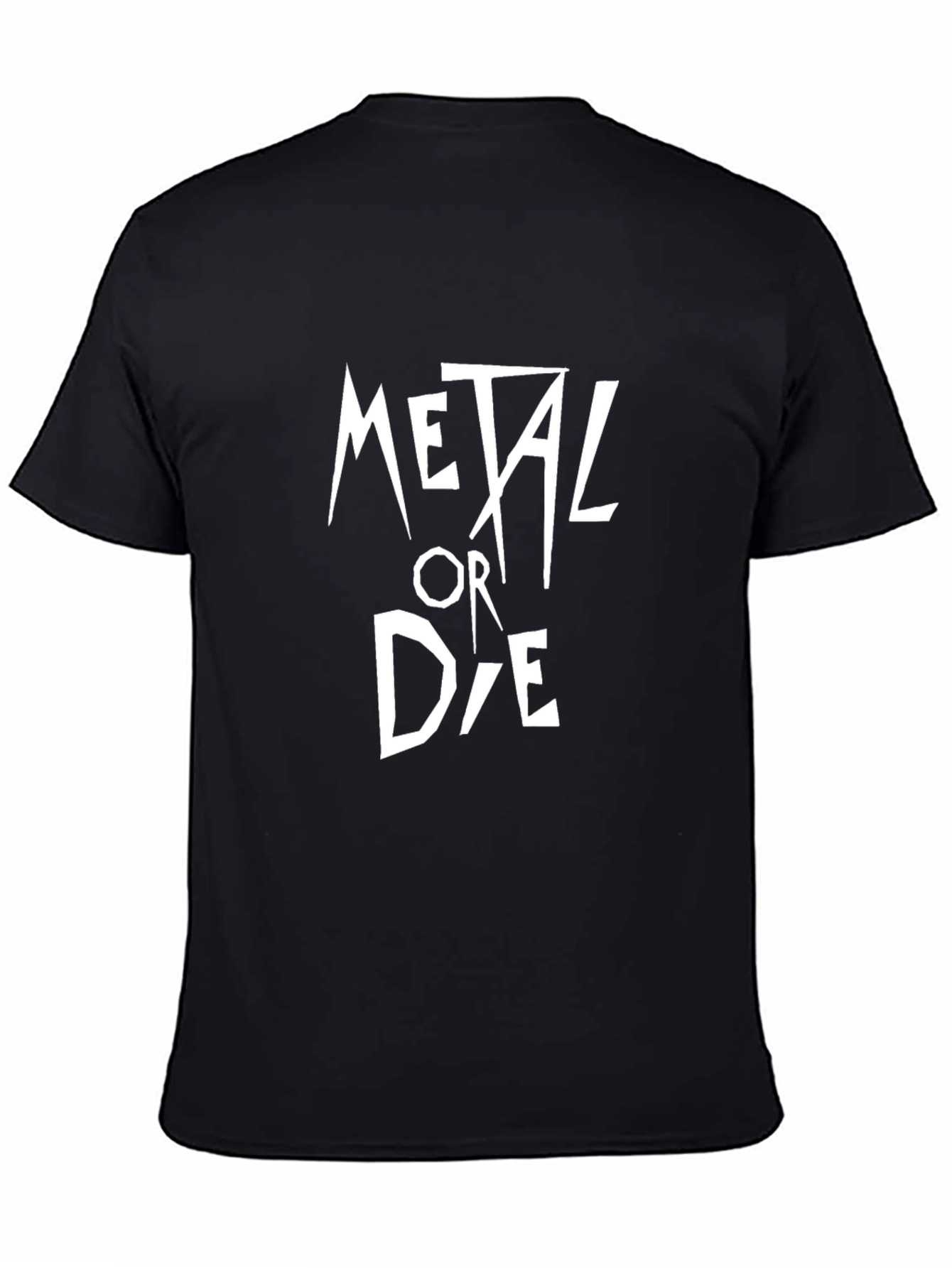 Metal or Die Graphic Tee - Black Cotton - 4