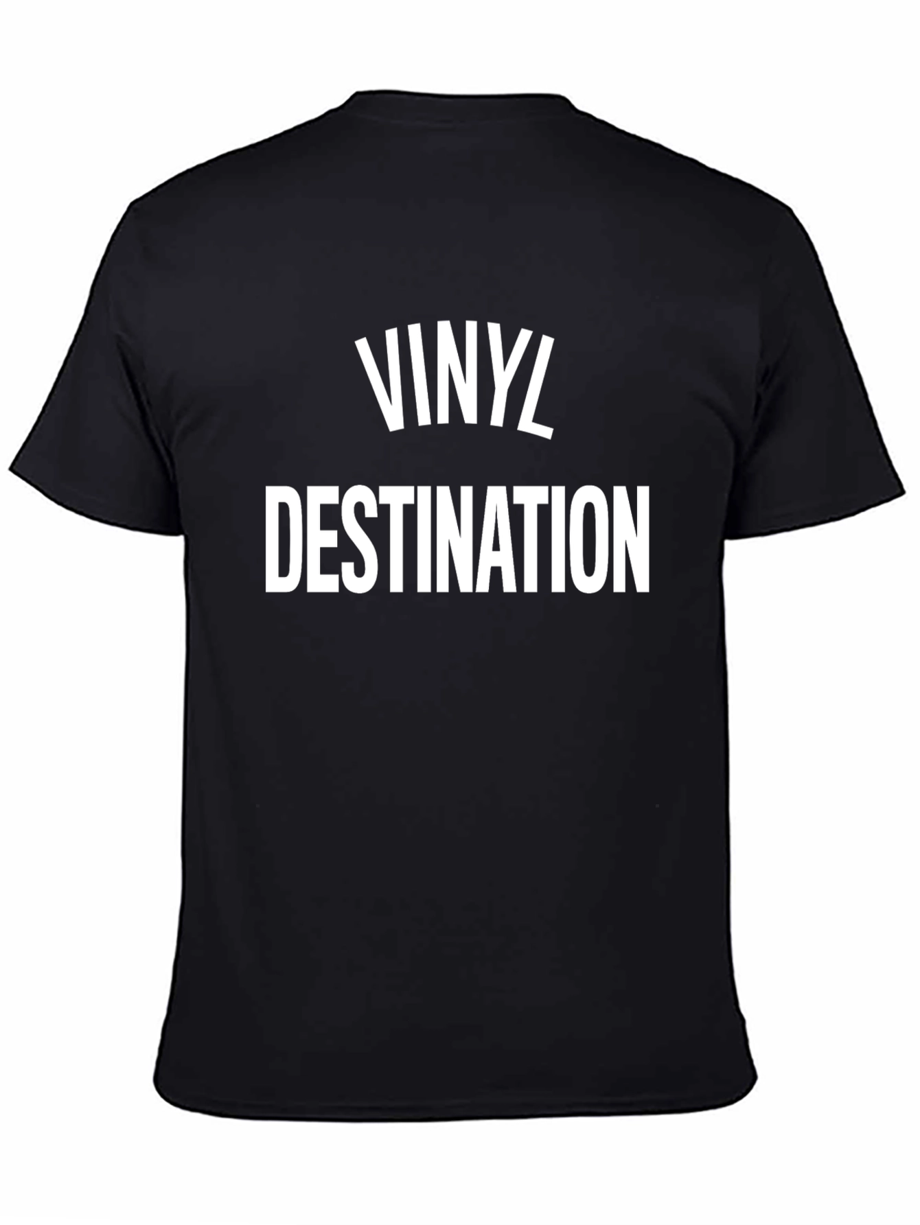 Black Vinyl Destination Graphic T-Shirt view 4