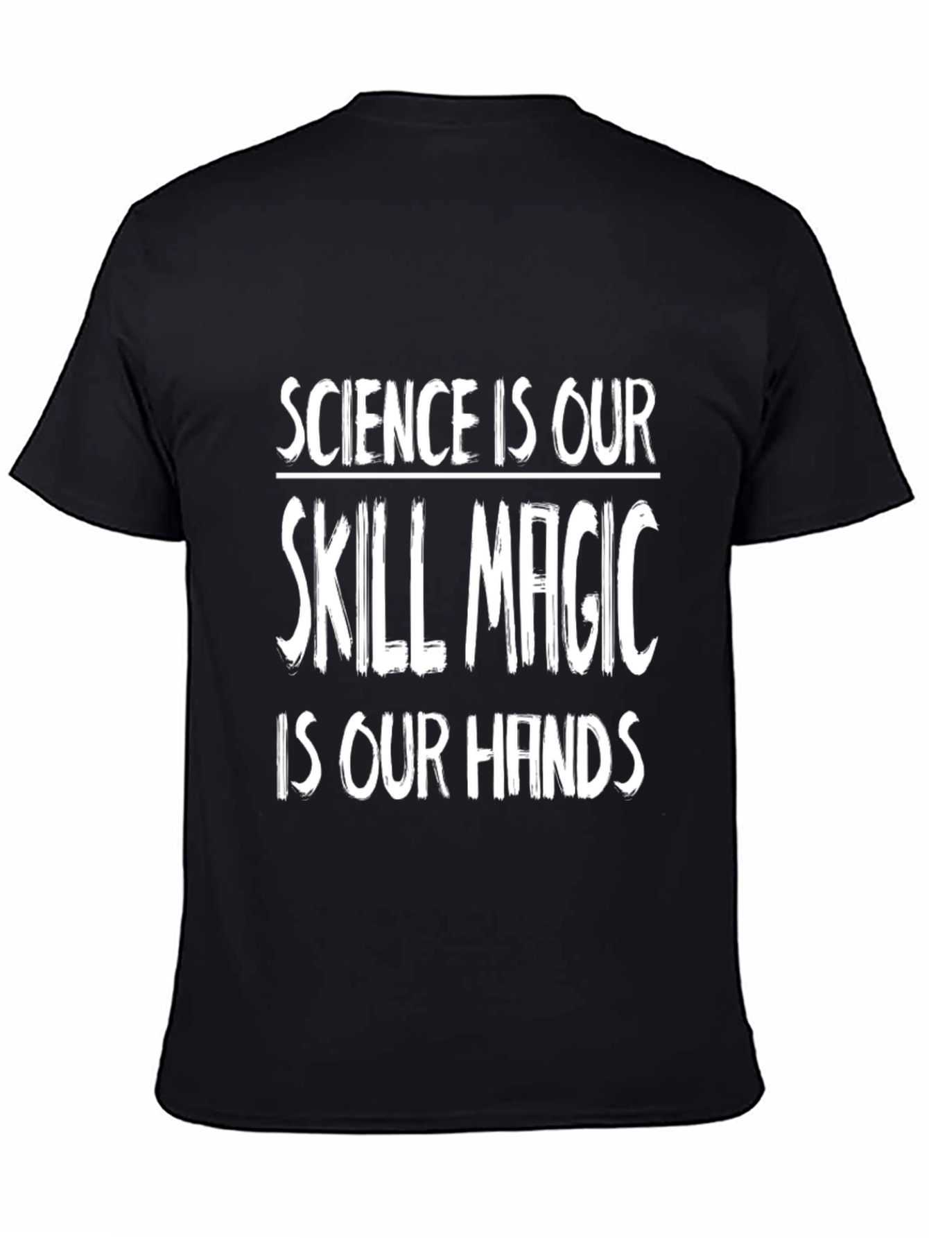 Black Science is Our Skill Magic T-Shirt view 4
