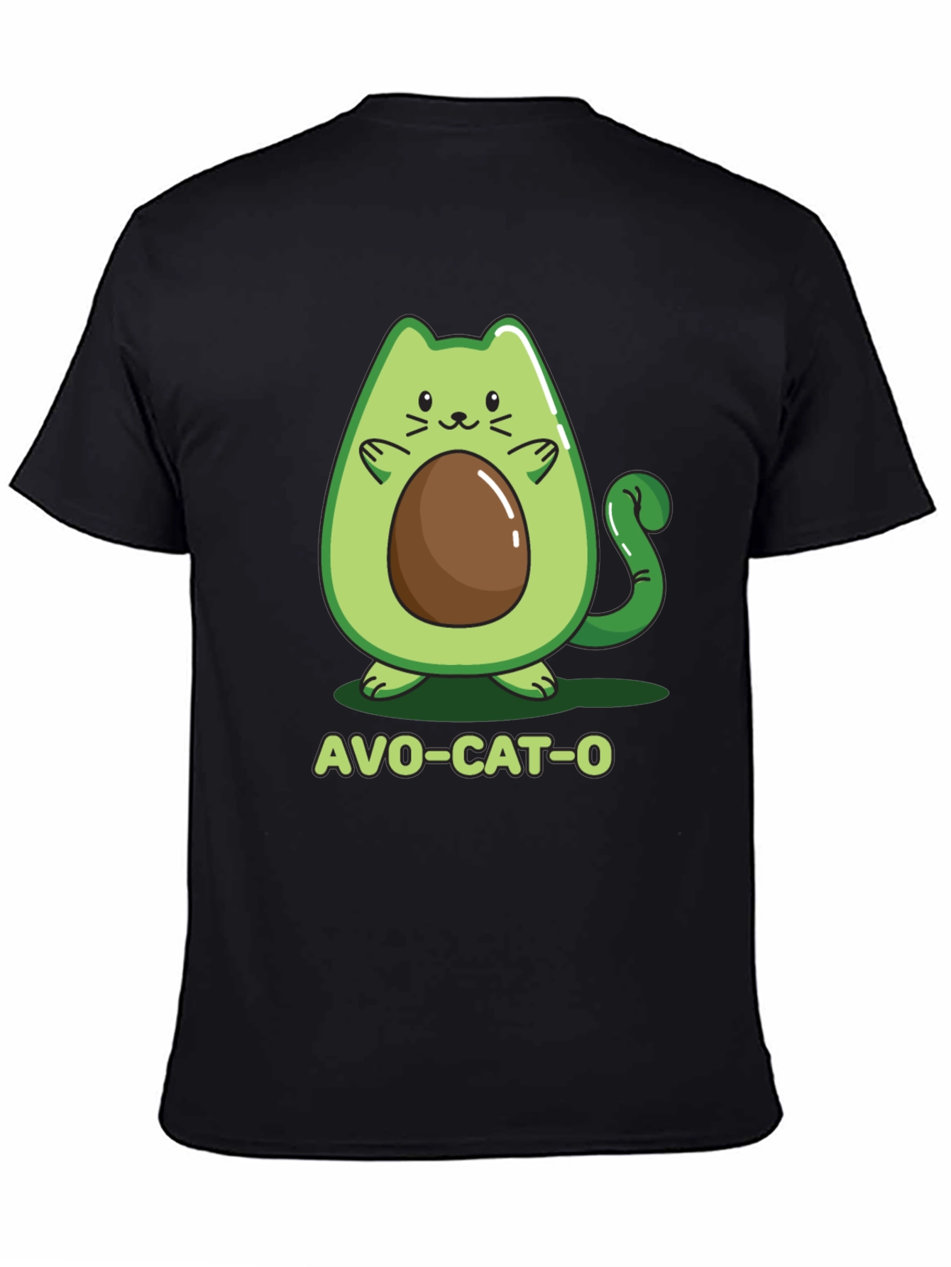 Black Avo-Cat-O Graphic T-Shirt view 4
