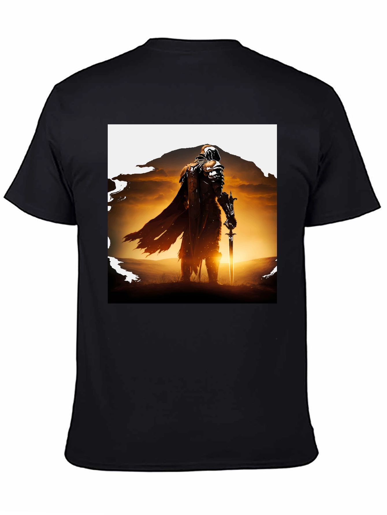Black Warrior Graphic Tee - Black view 4