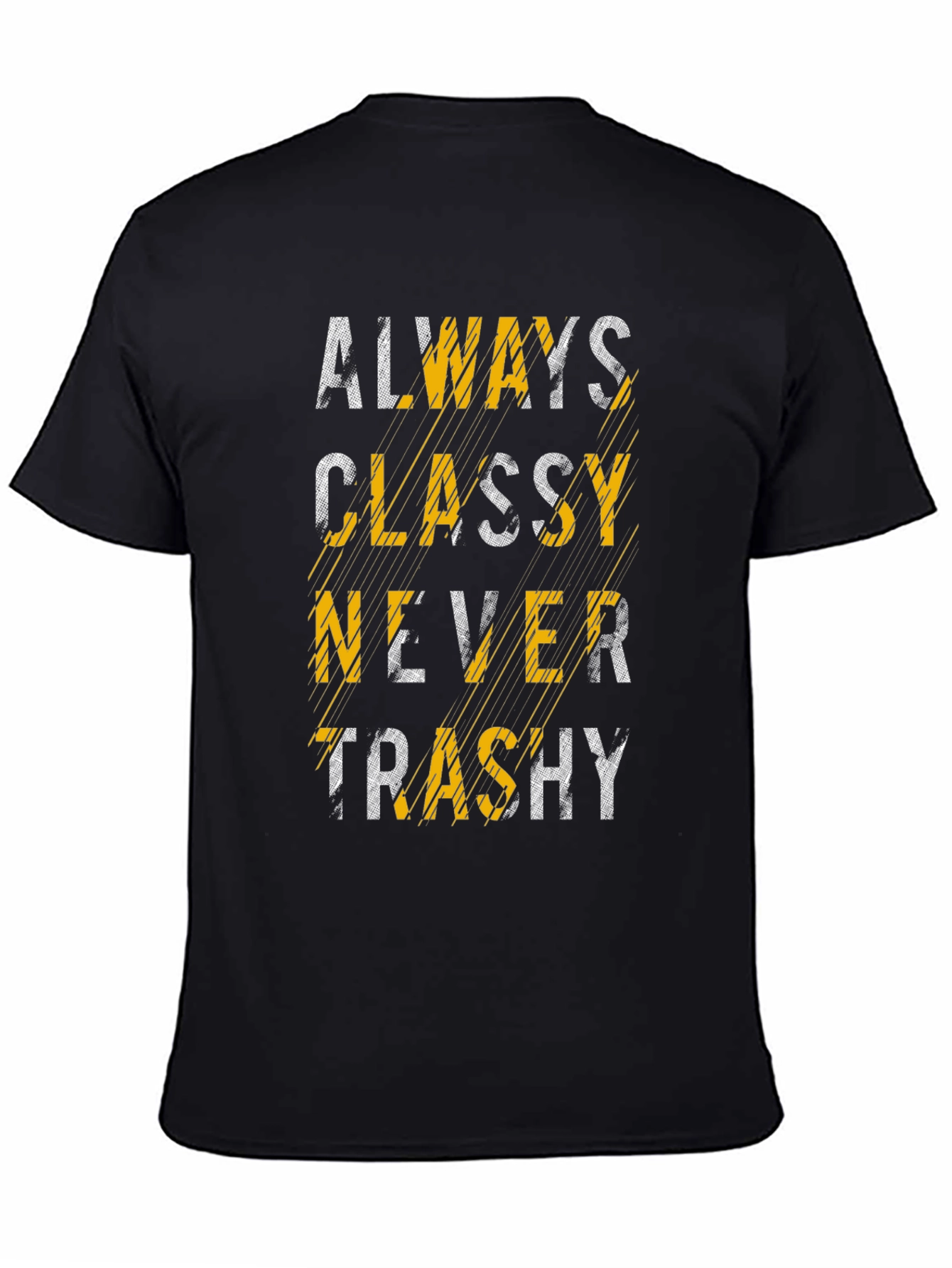 Black Always Classy Graphic T-Shirt view 4
