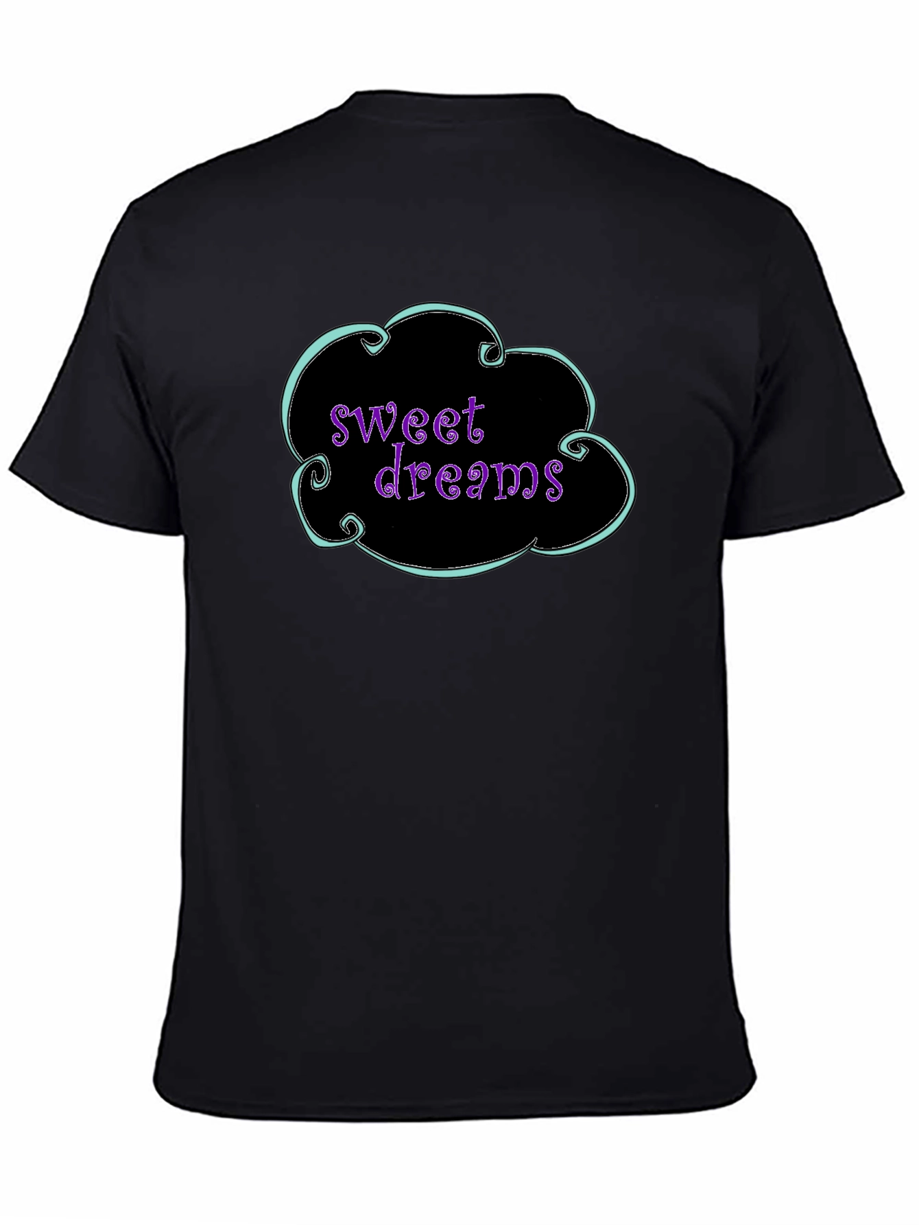 Black Sweet Dreams Graphic Tee - Comfy & Stylish view 4