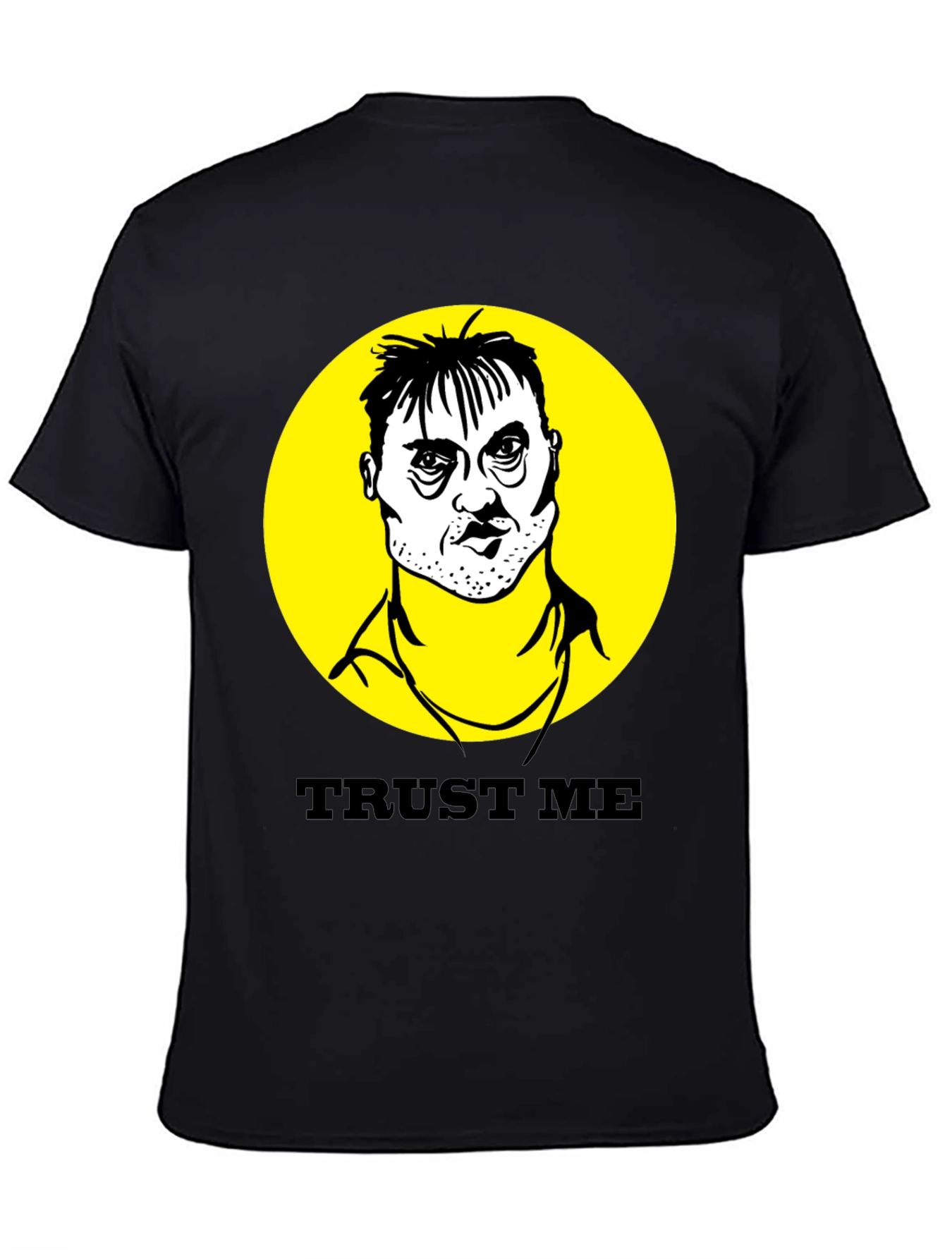 Black Trust Me T-Shirt - Adult Humor Tee view 4