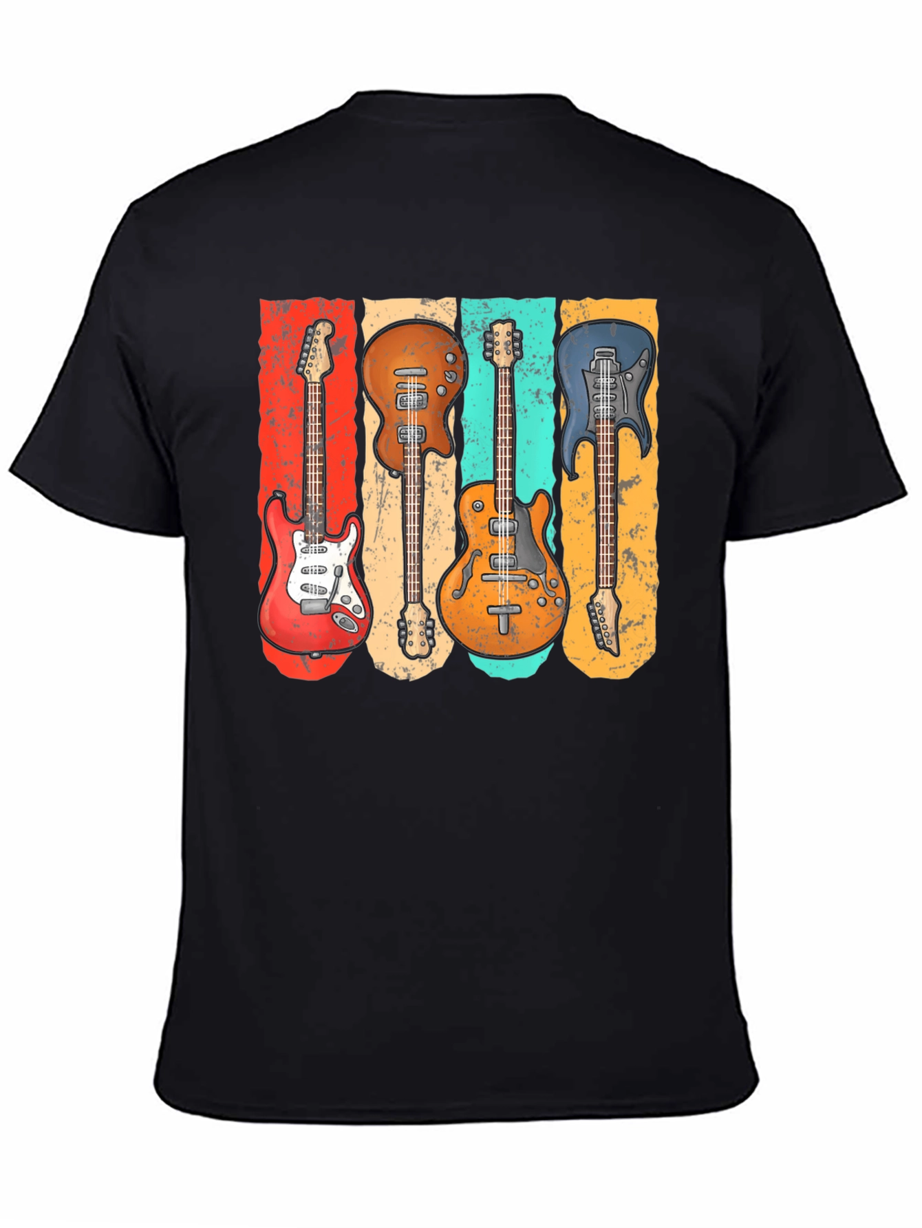Vintage Electric Guitar T-Shirt for Music Lovers - 4