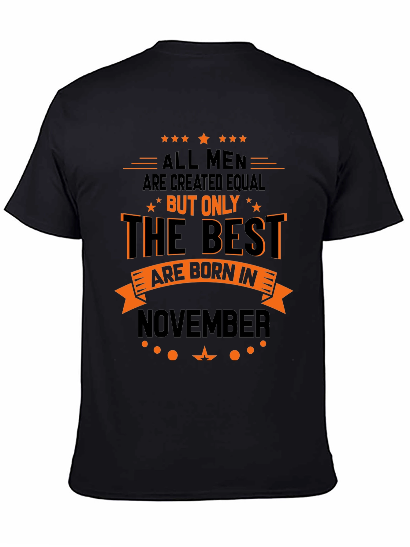 Black Best Men Born in November - Graphic T-Shirt view 4