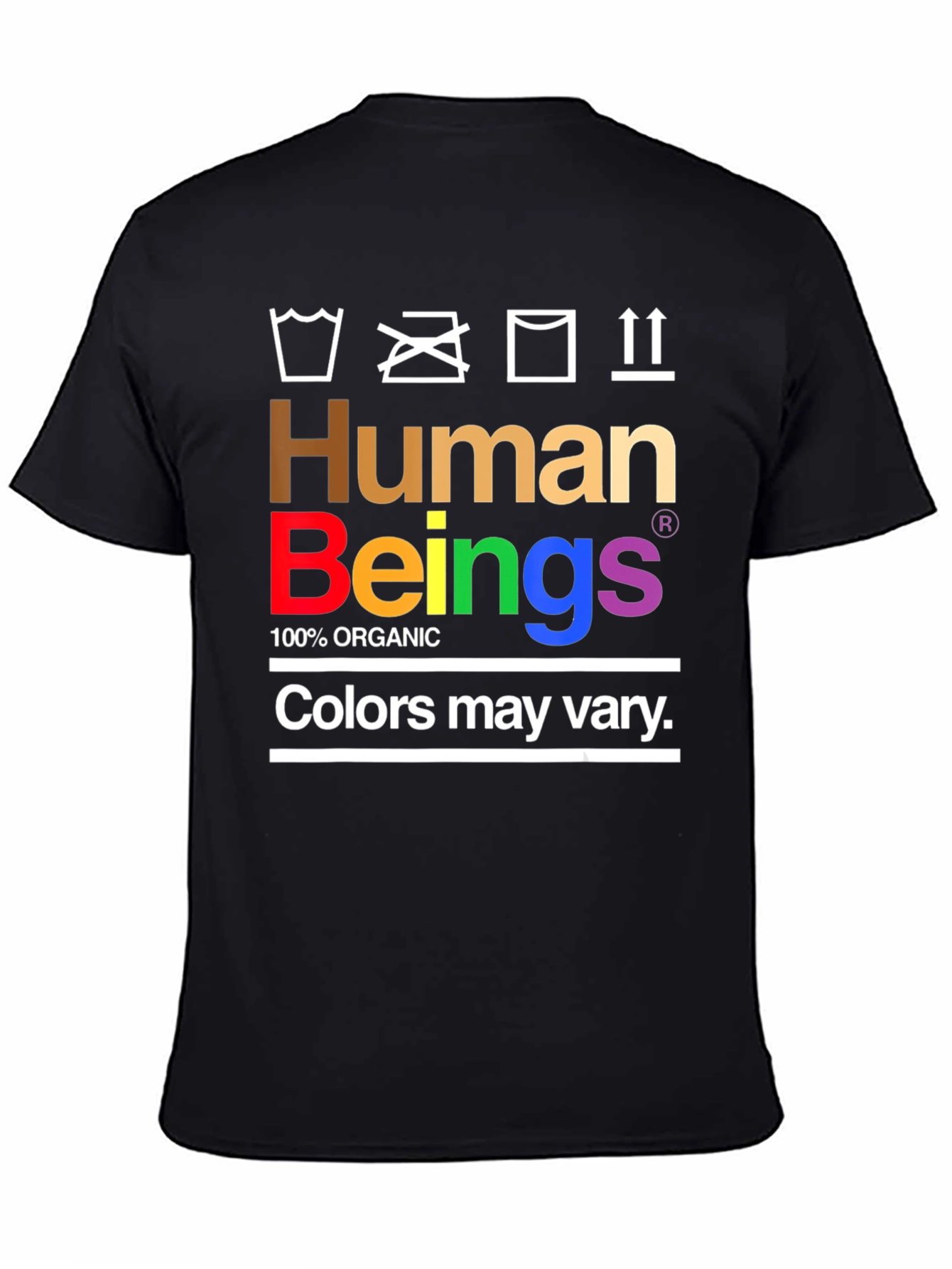 Black Human Beings Organic Pride T-Shirt view 4