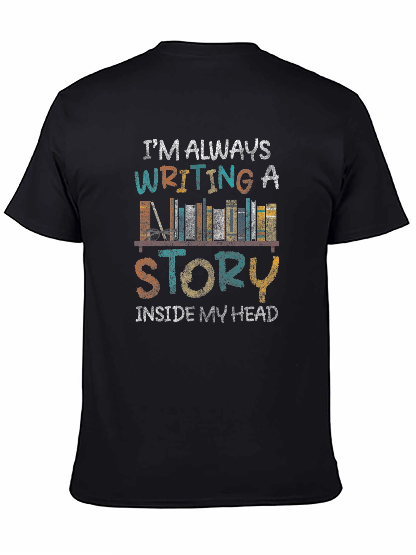 Black Book Lover T-Shirt: Writing a Story Tee view 4