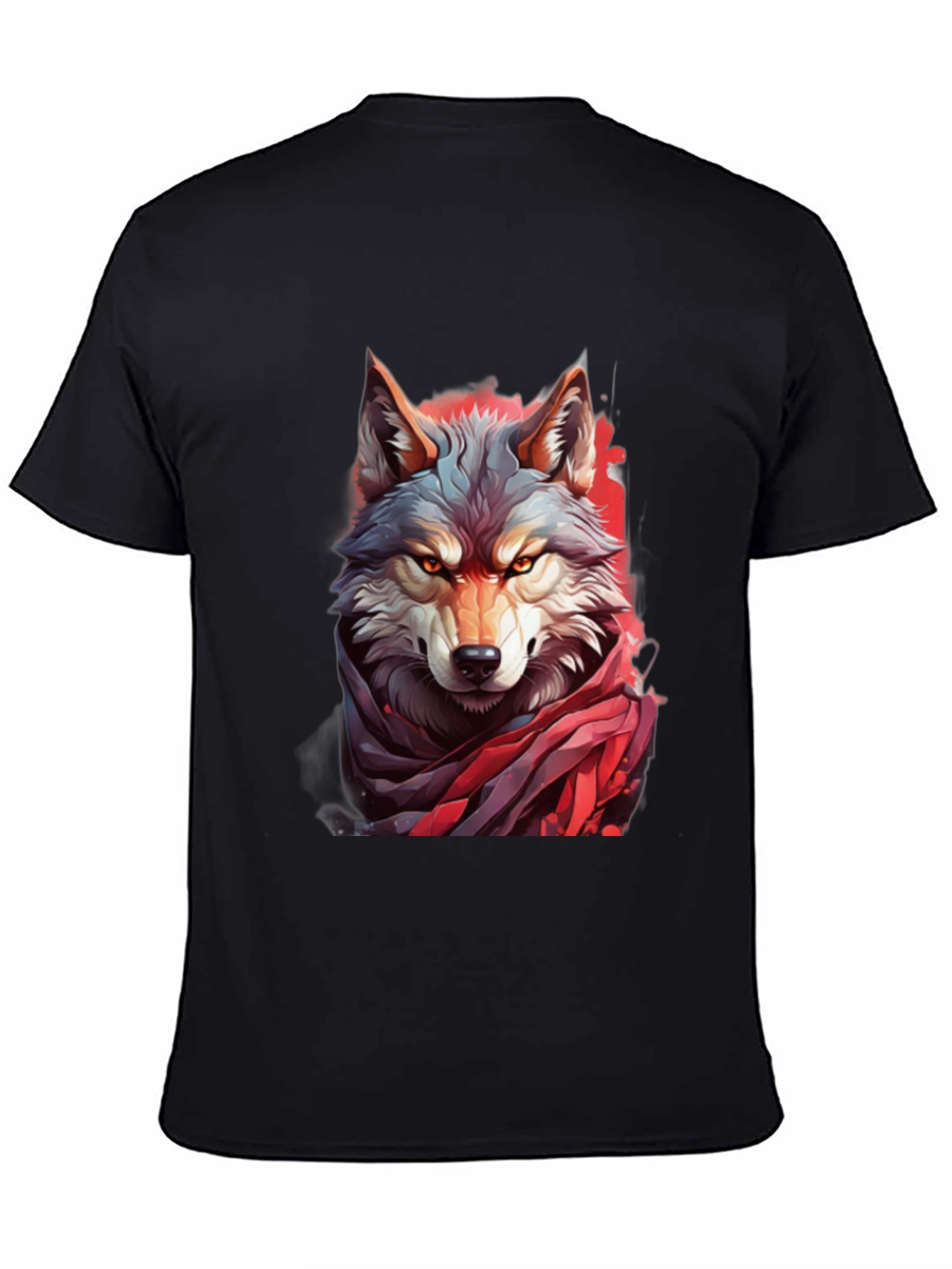 Black Wolf Graphic Tee - Fierce Style view 4