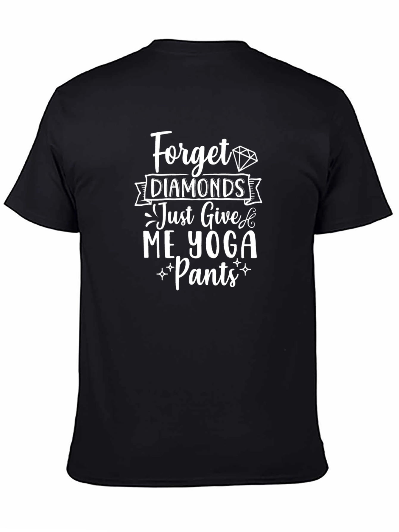 Forget Diamonds Yoga Pants Tee - 4
