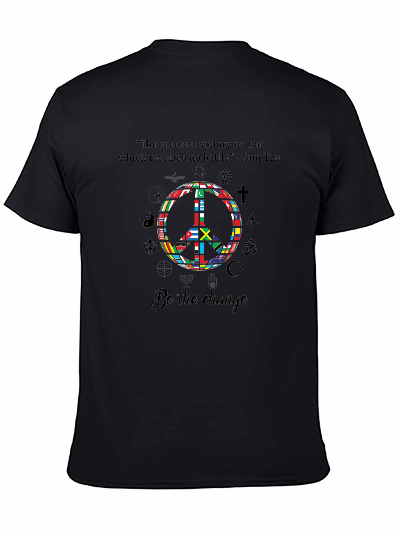 Peace & Unity T-Shirt - Be the Change - 4