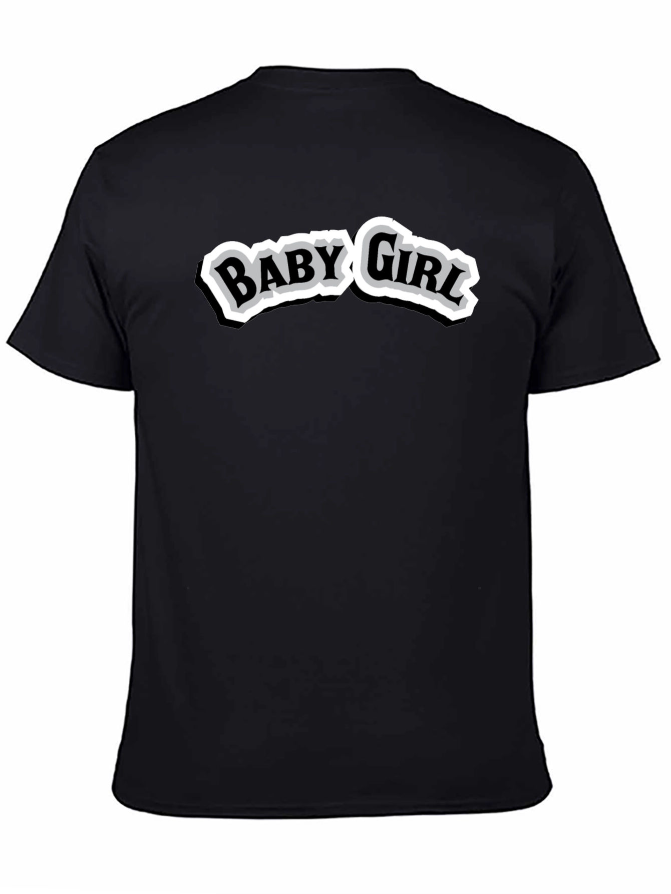 Black Baby Girl Graphic T-Shirt - Unisex view 4