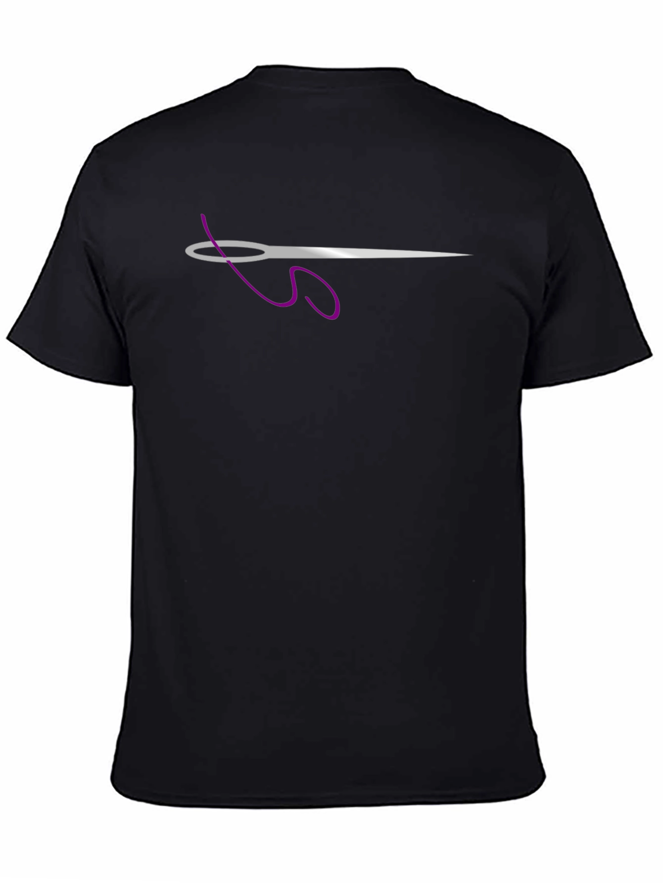 Black Needle & Thread Graphic Tee view 4