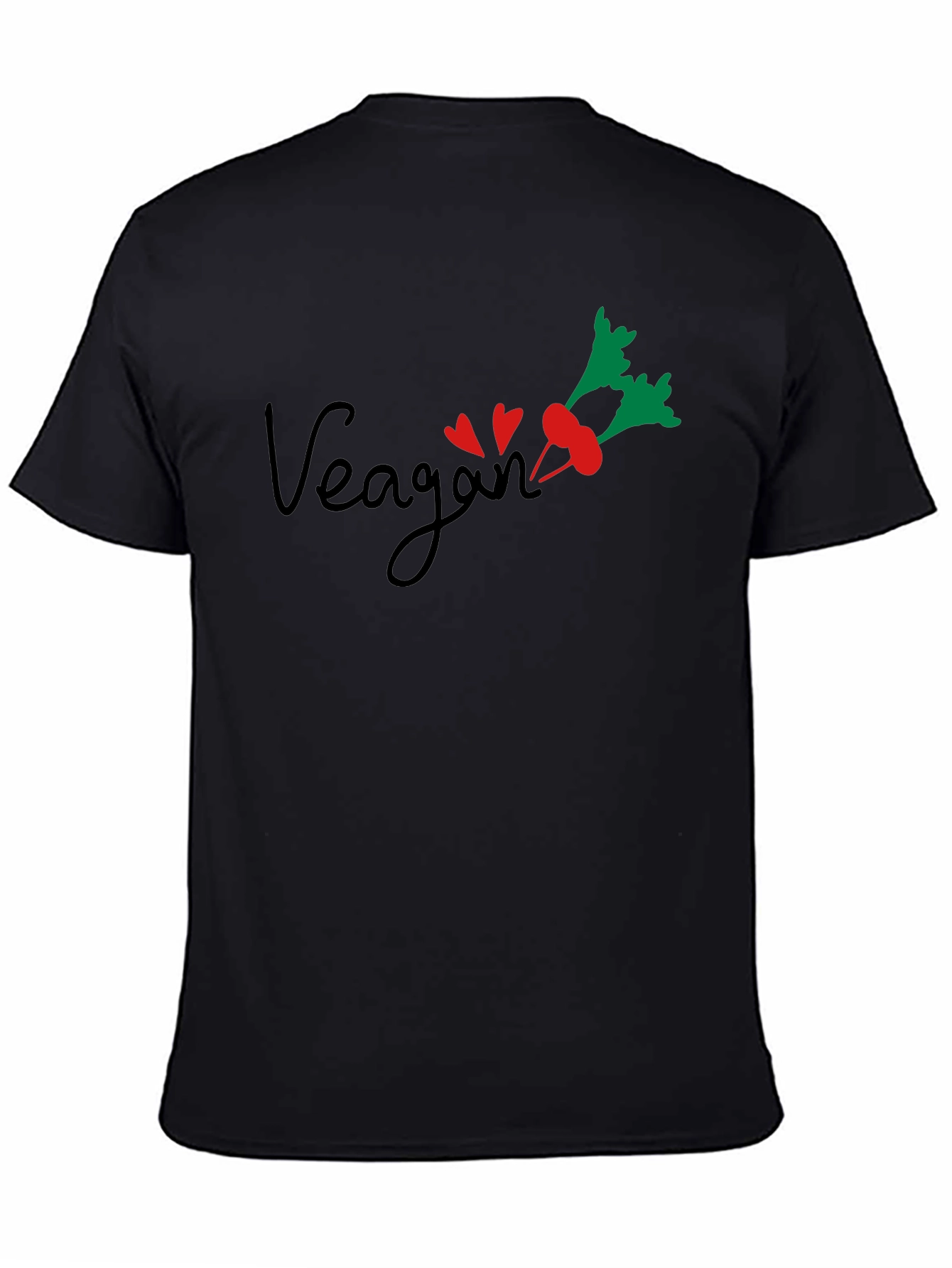 Vegan Beet Heart Graphic Tee - 4