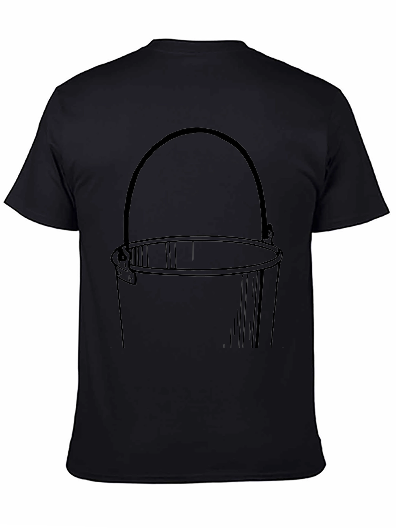 Black Bucket Graphic Tee - Black view 4