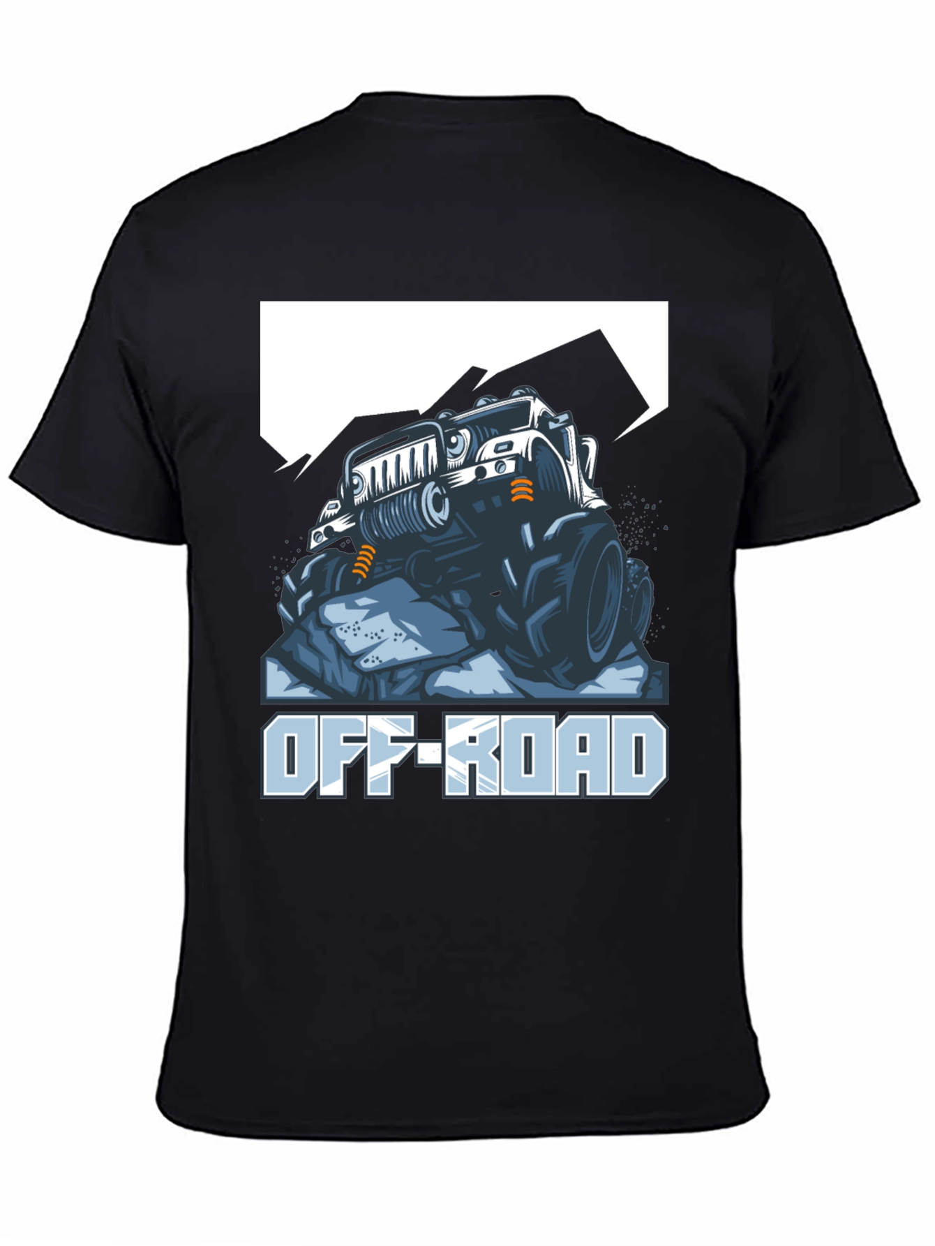 Off-Road Truck Graphic Tee - Black Cotton - 4